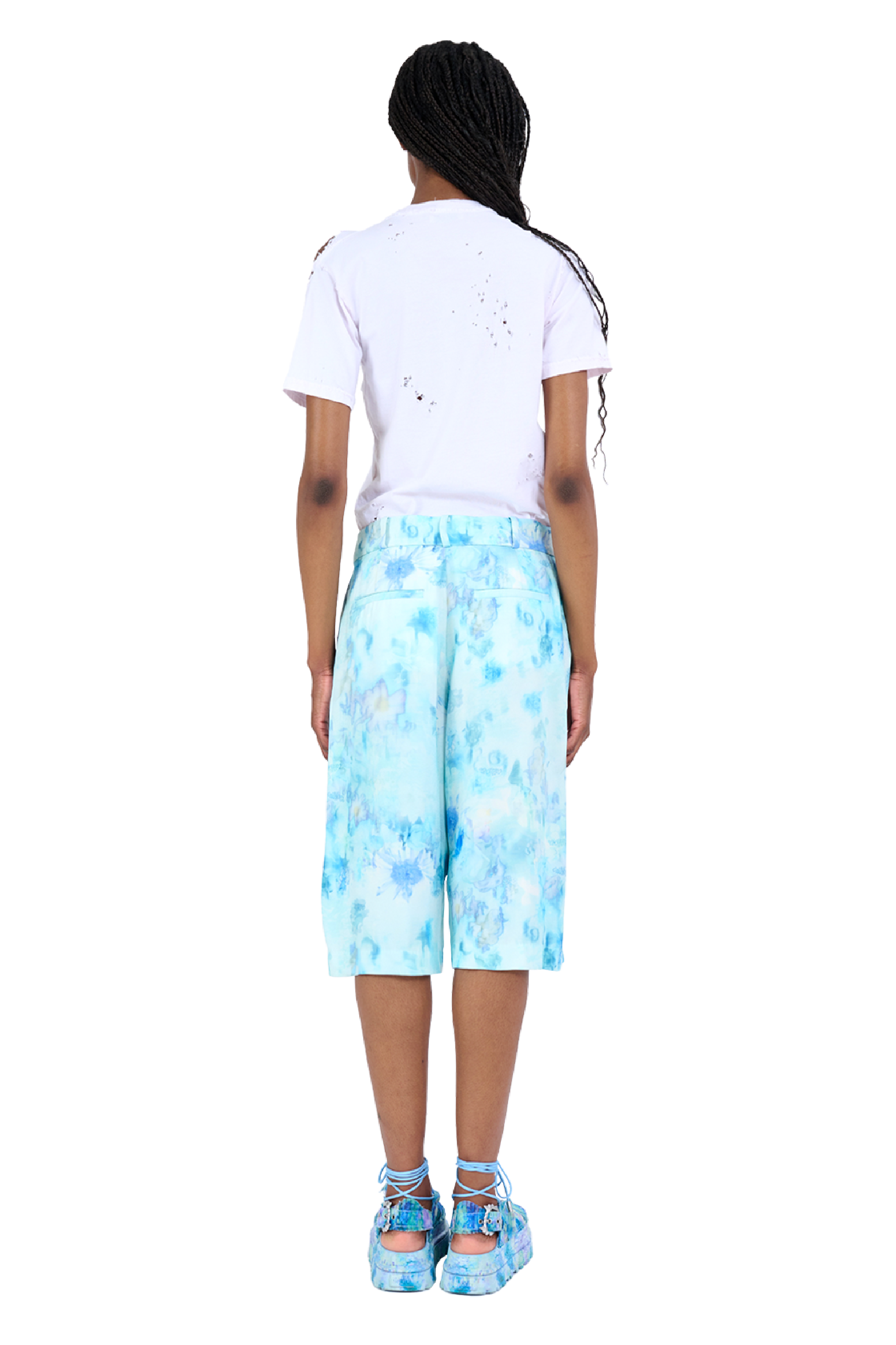 SKY SHADOW FLORAL DANTE SHORT