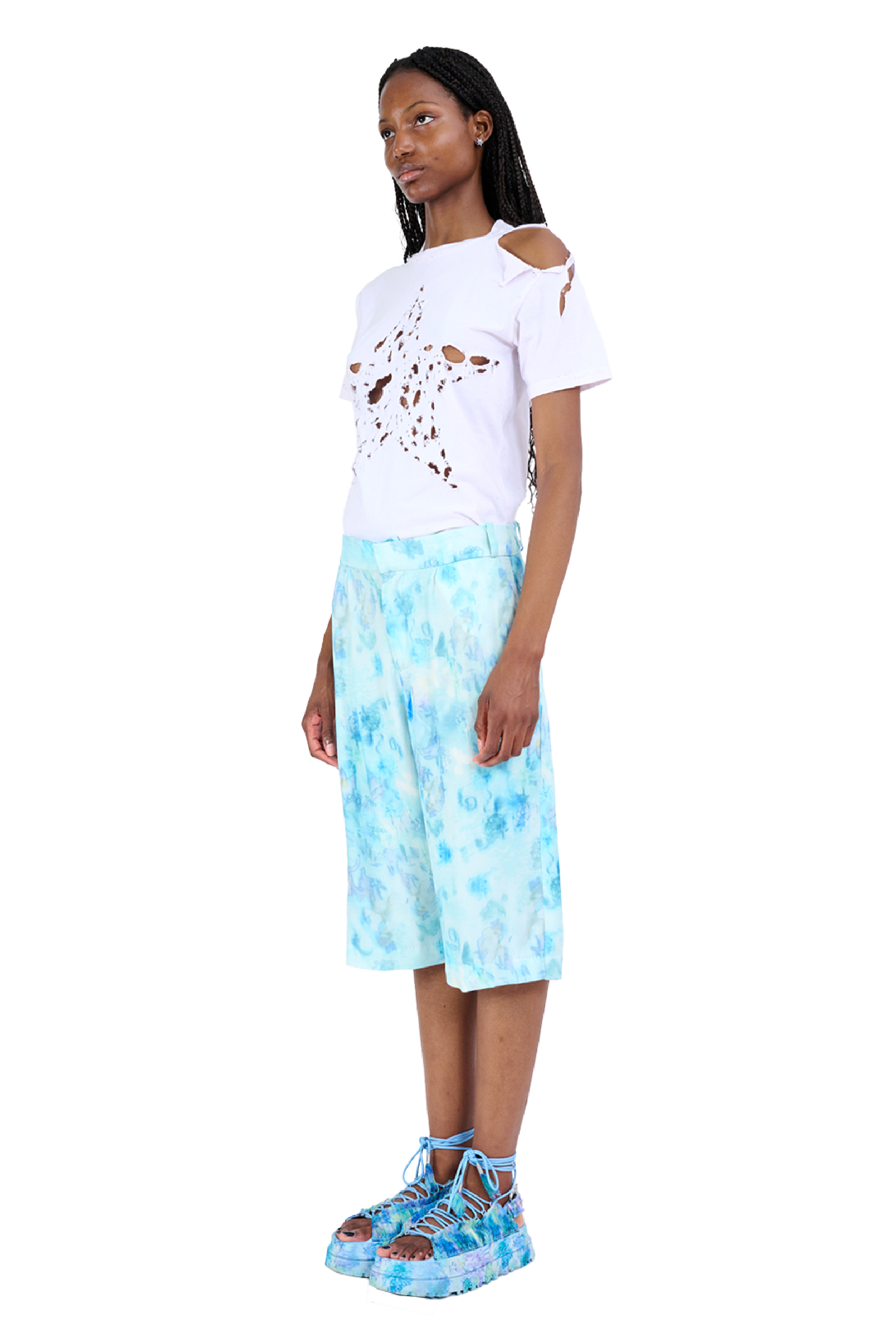 SKY SHADOW FLORAL DANTE SHORT