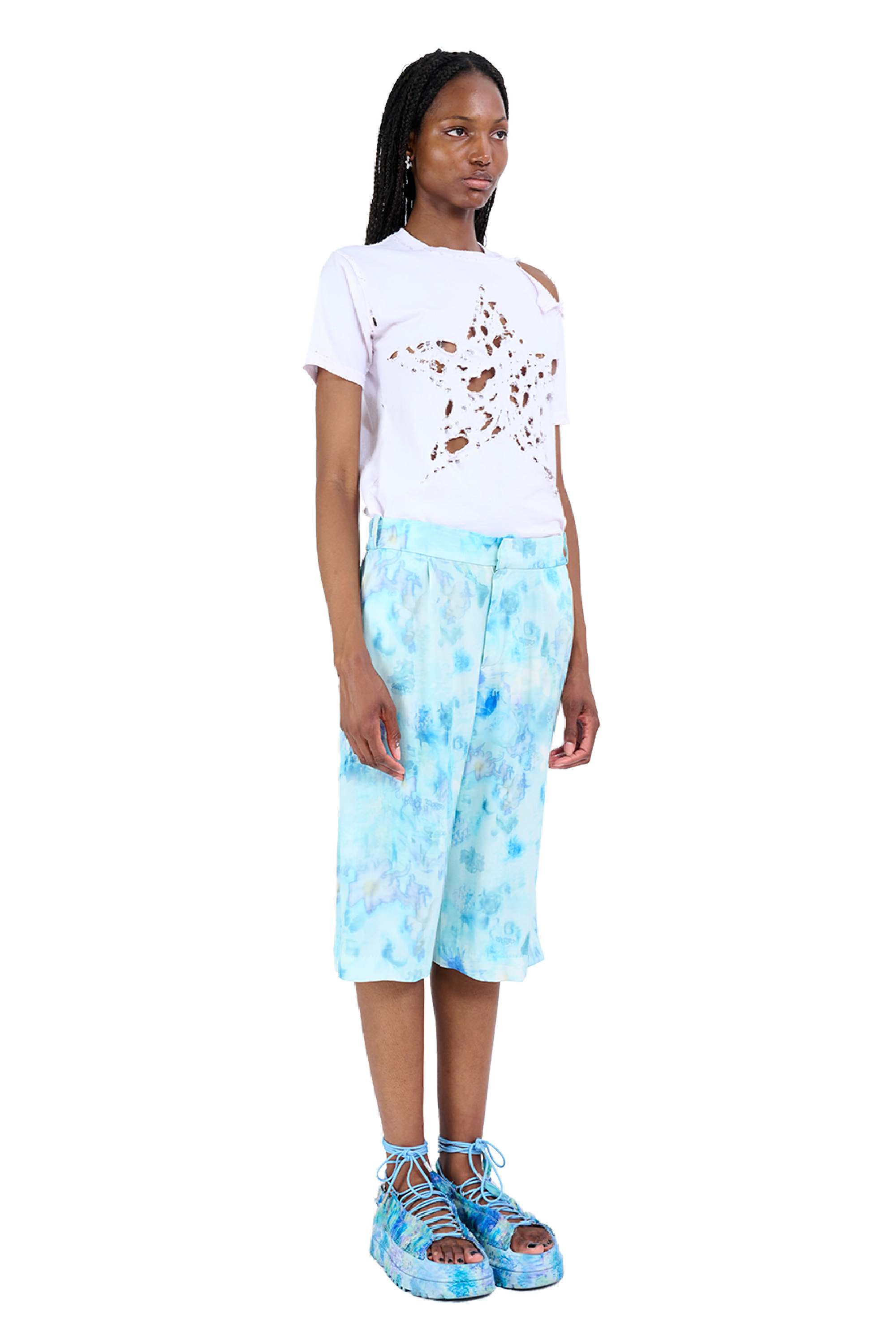 SKY SHADOW FLORAL DANTE SHORT