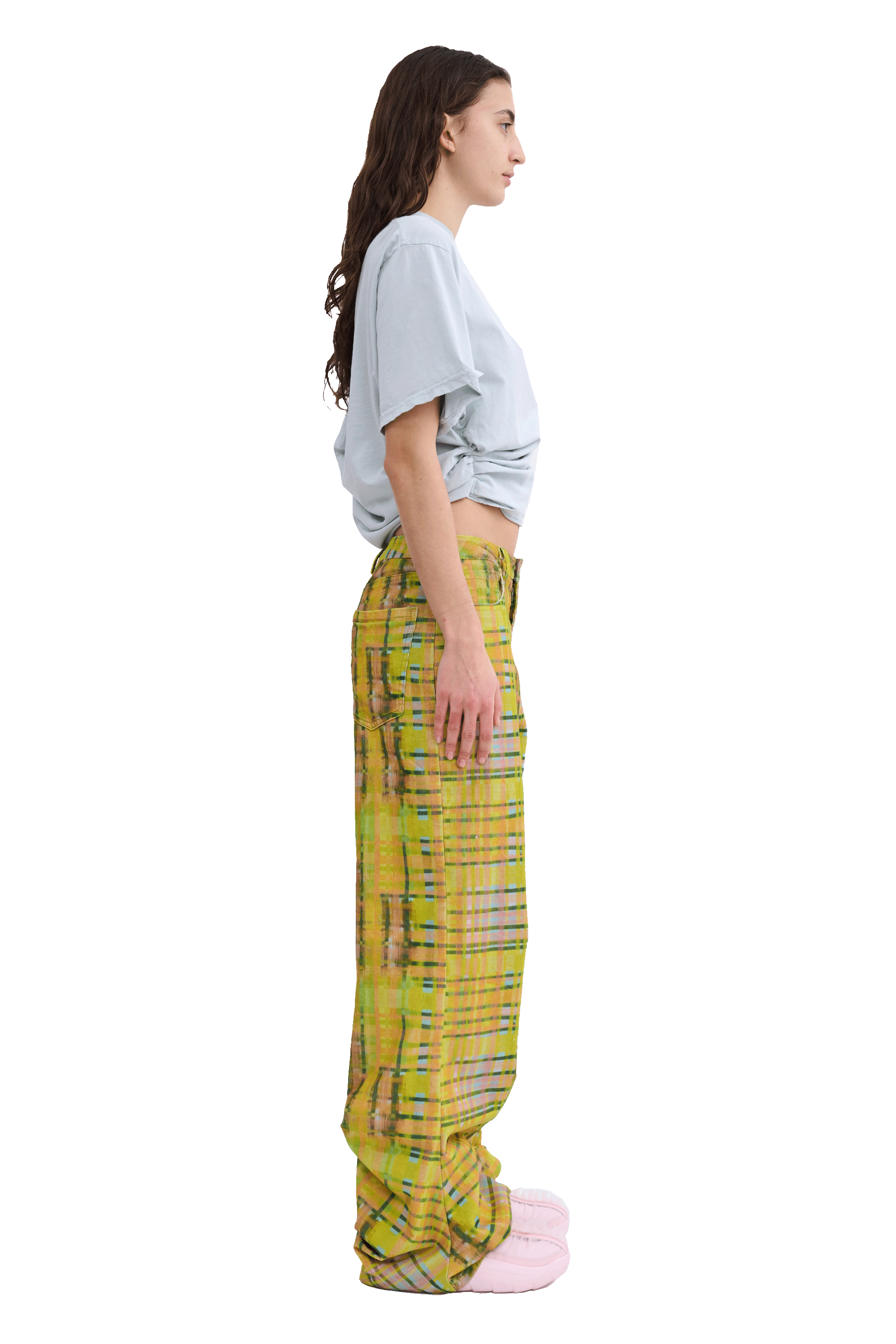 LIME PLAID DANTE JEAN