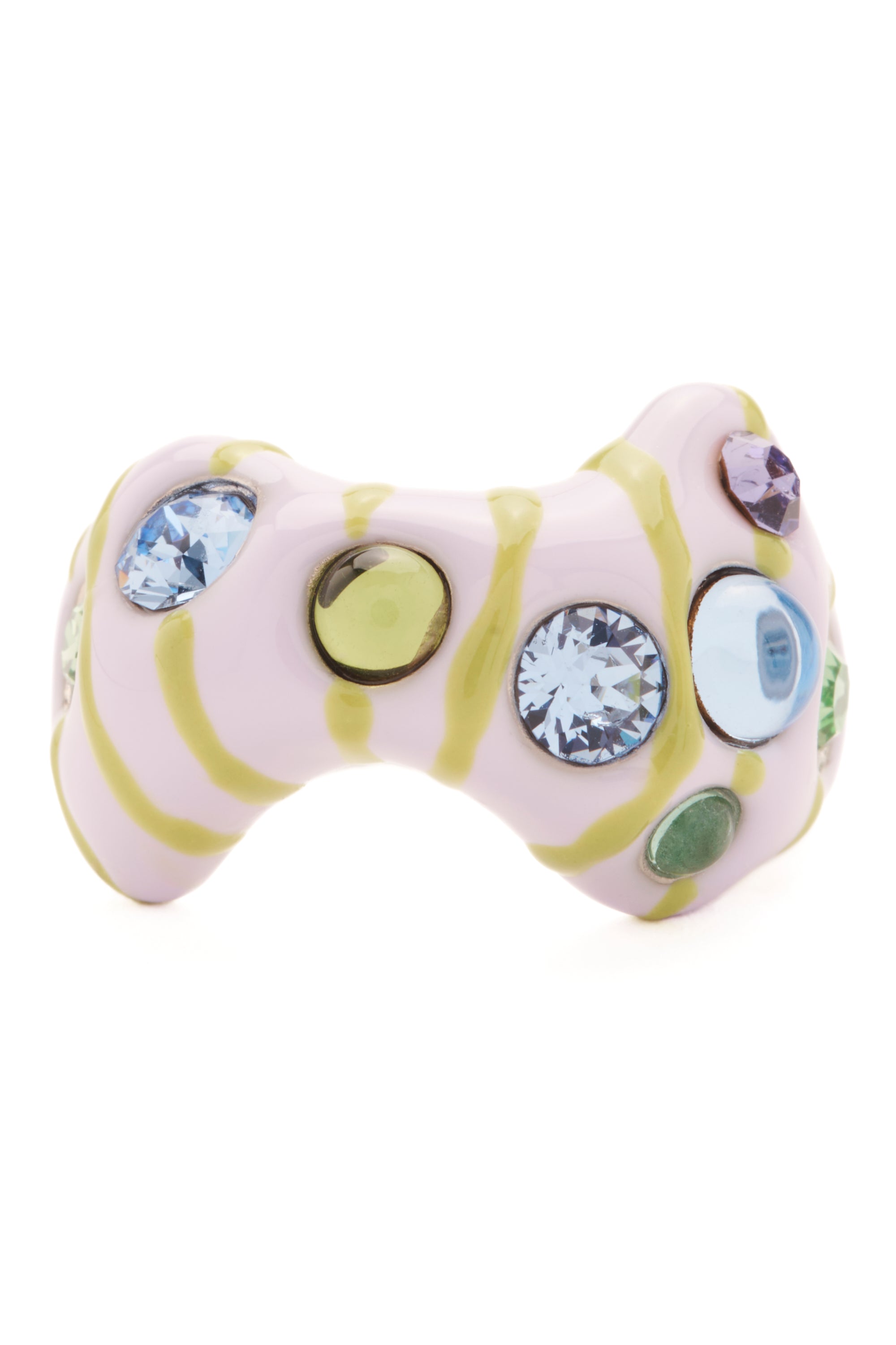 LILAC STRIPE BAT RING