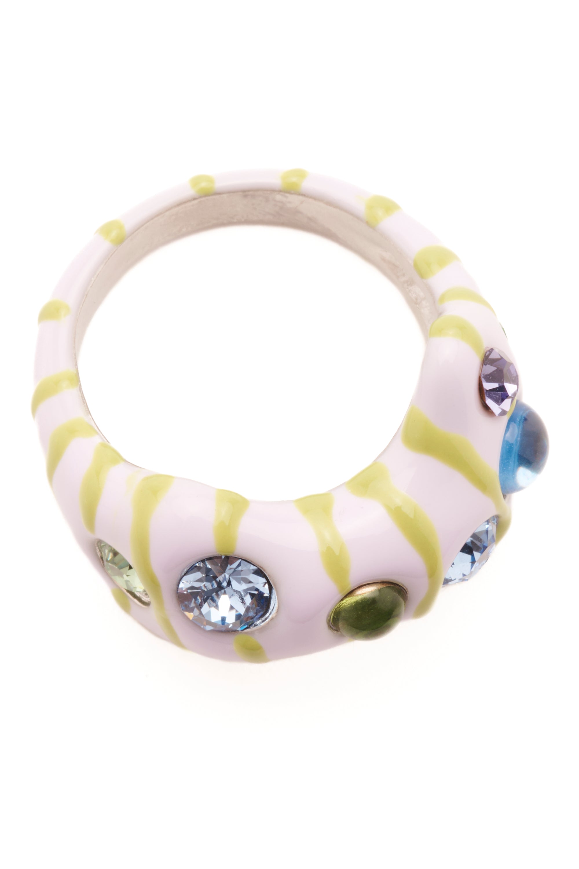 LILAC STRIPE BAT RING