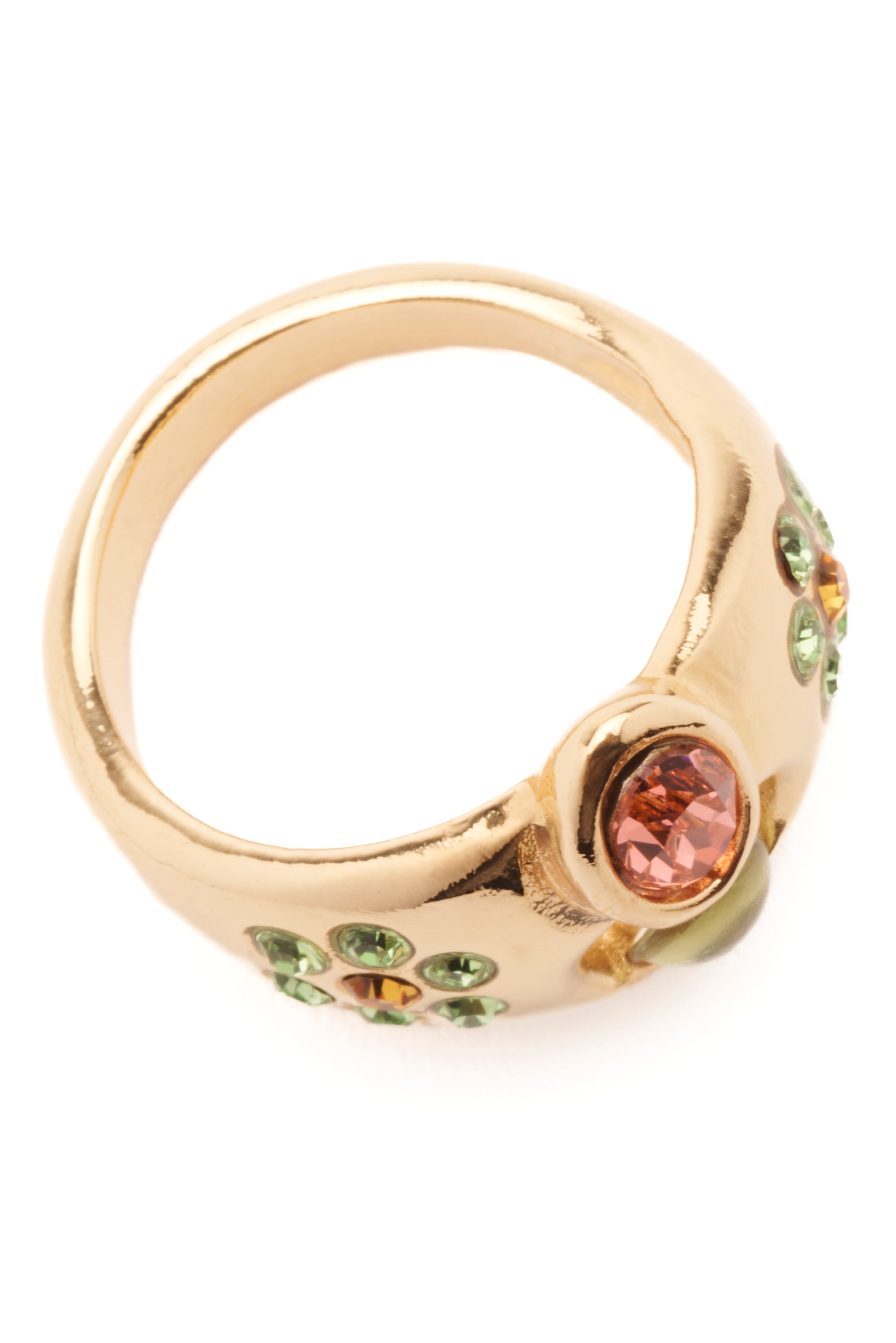 GOLD APPLE COSMIC DAISY RING