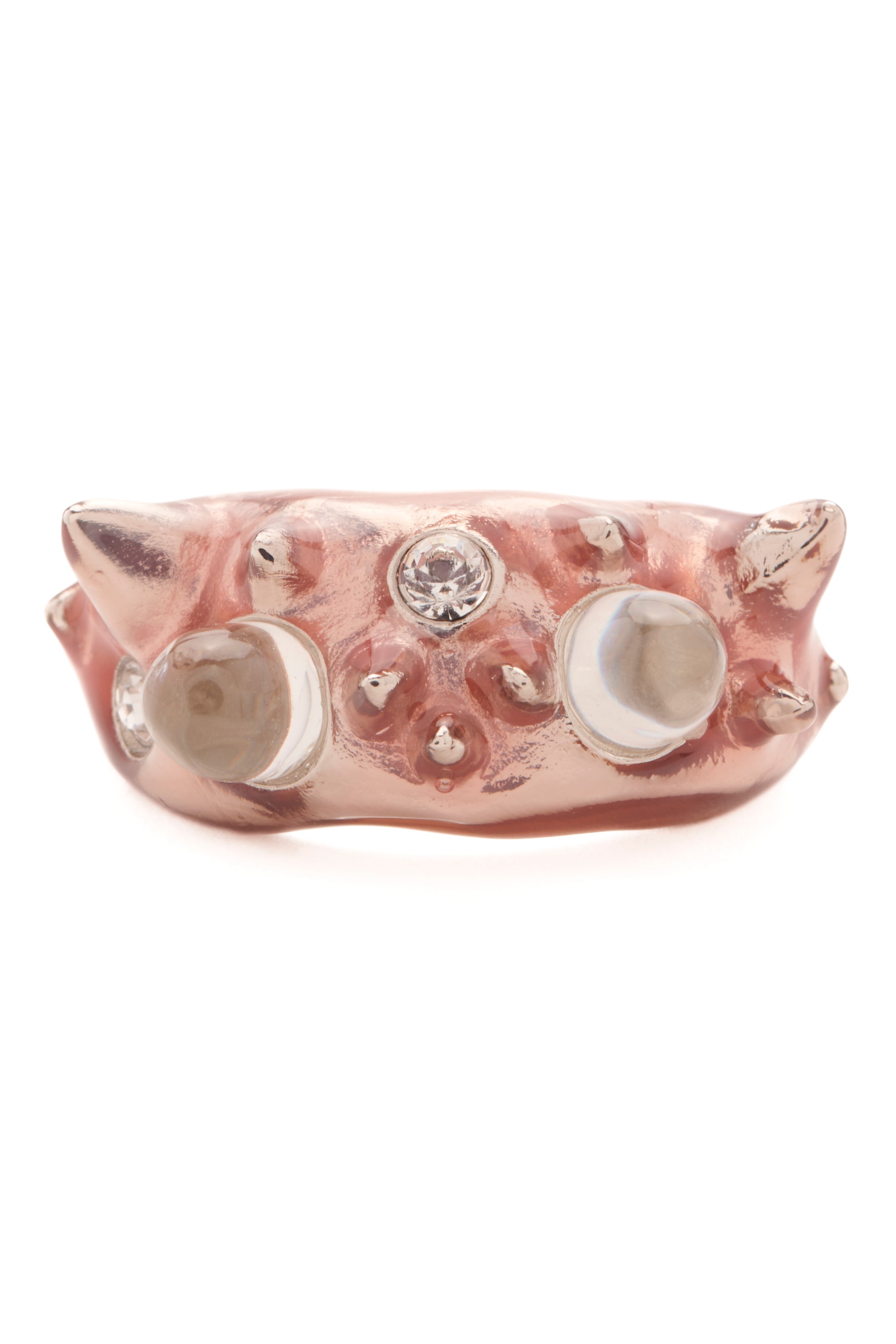 SOFT PINK DEMI ALIEN RING