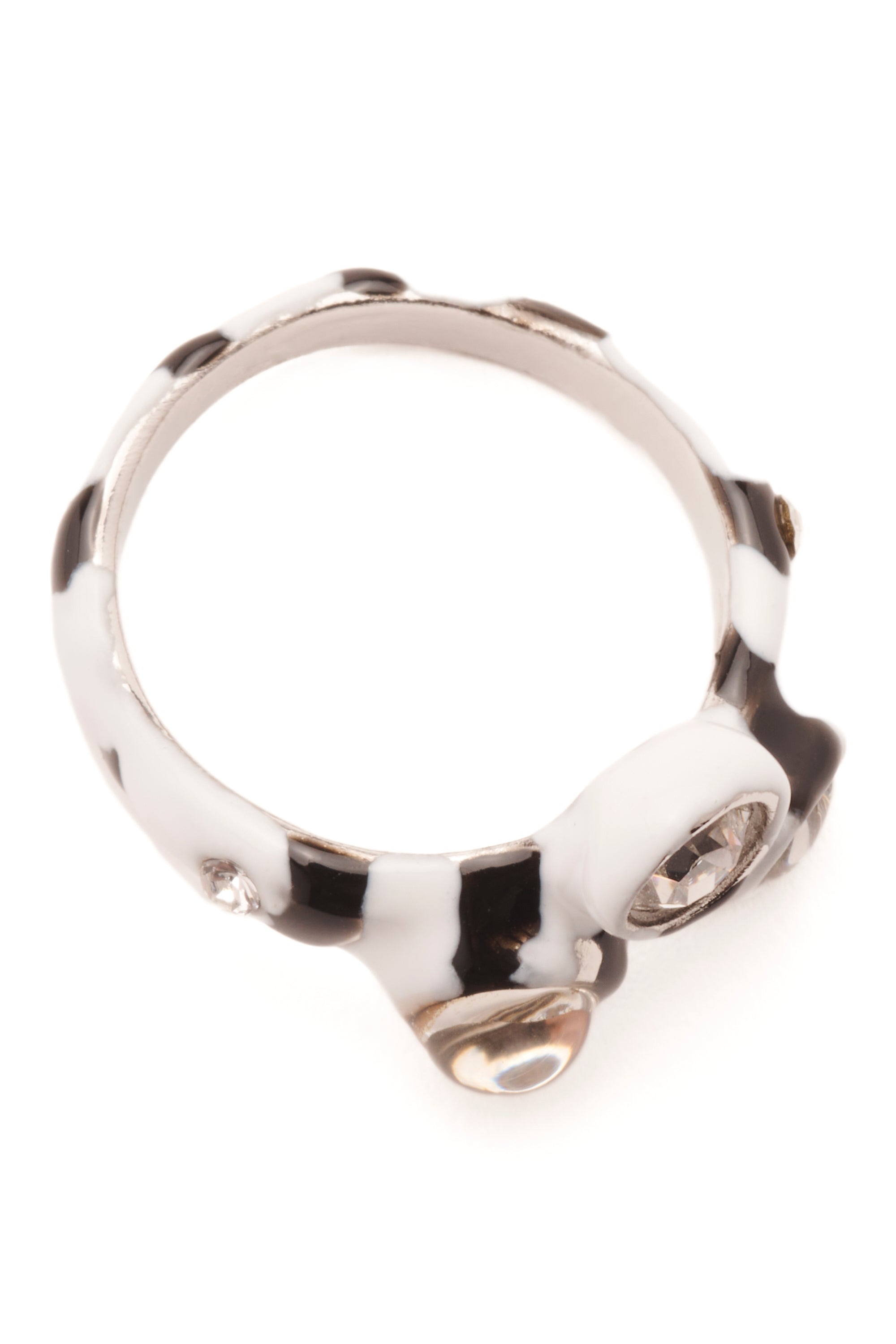 ZEBRA STRIPE FLORENCE RING