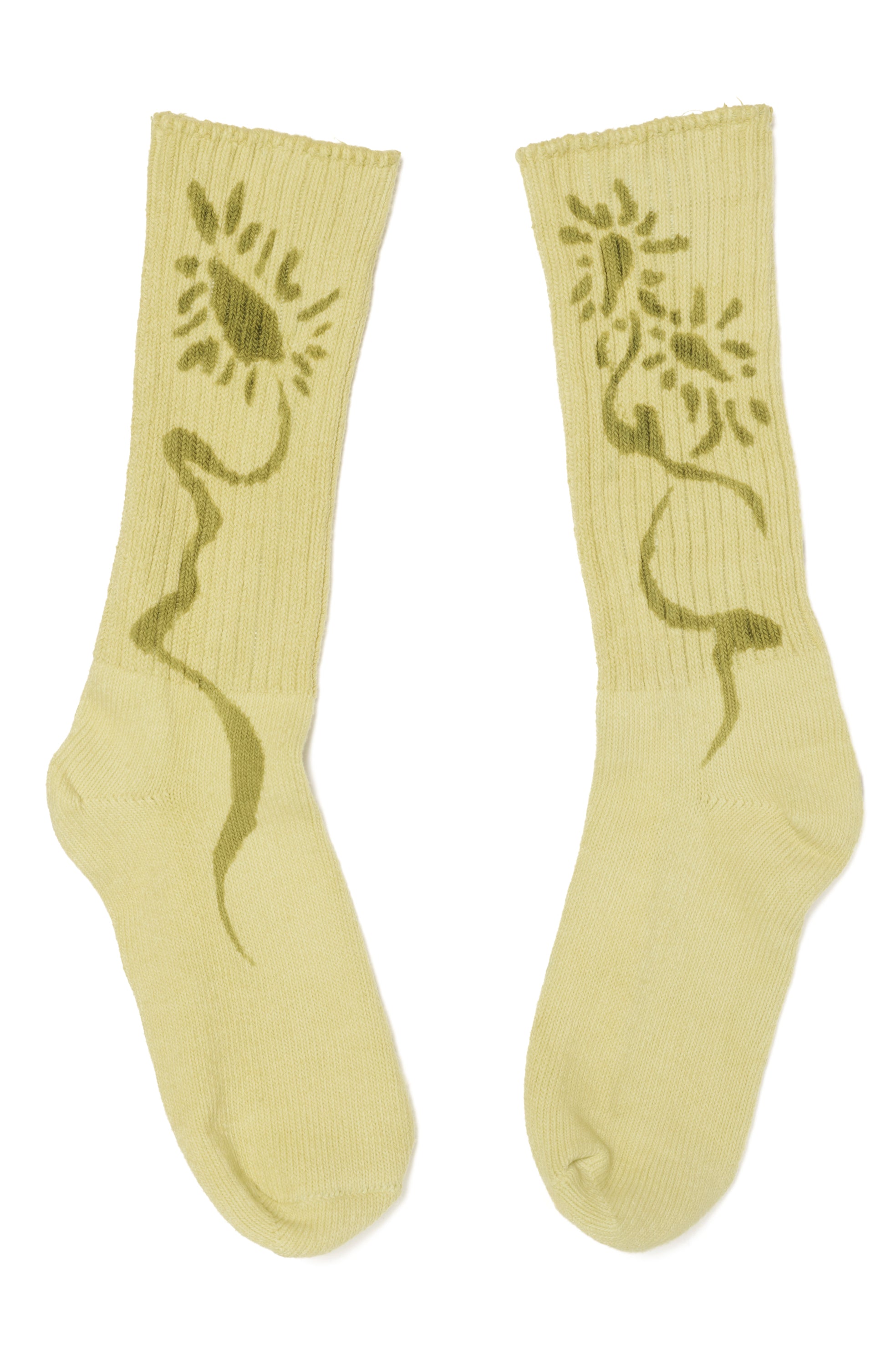 OLIVE DAISY ORGANIC COTTON SOCKS