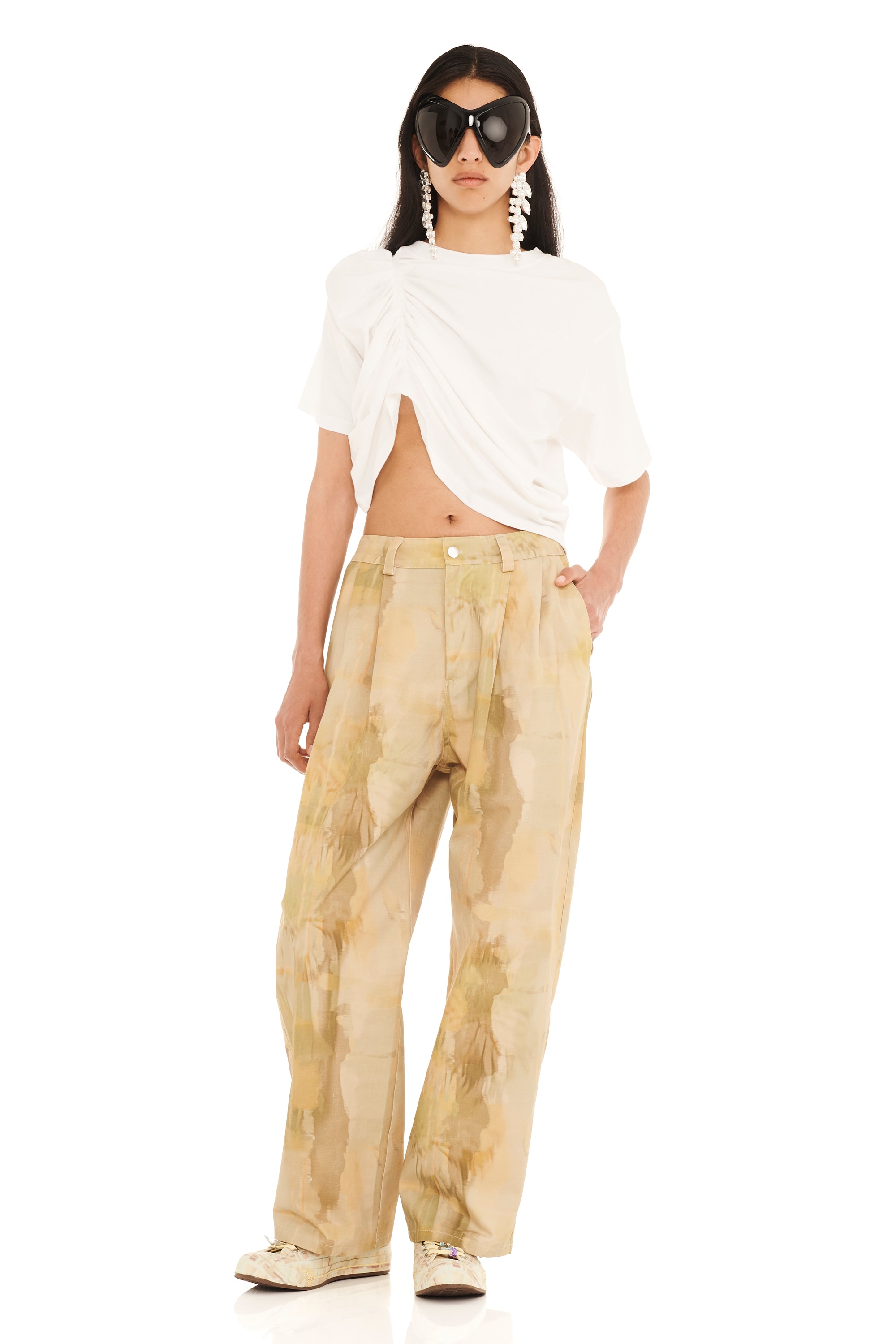 OLIVE GUA SHA CATCHFLY PANT