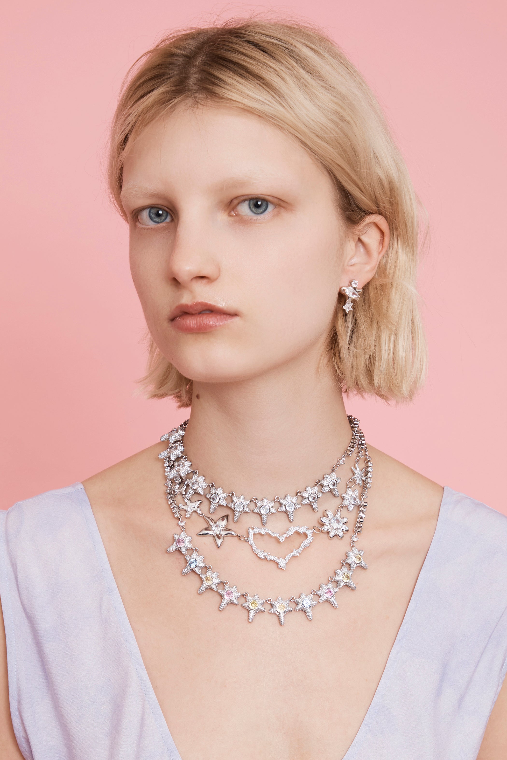 PASTEL CORAL NECKLACE