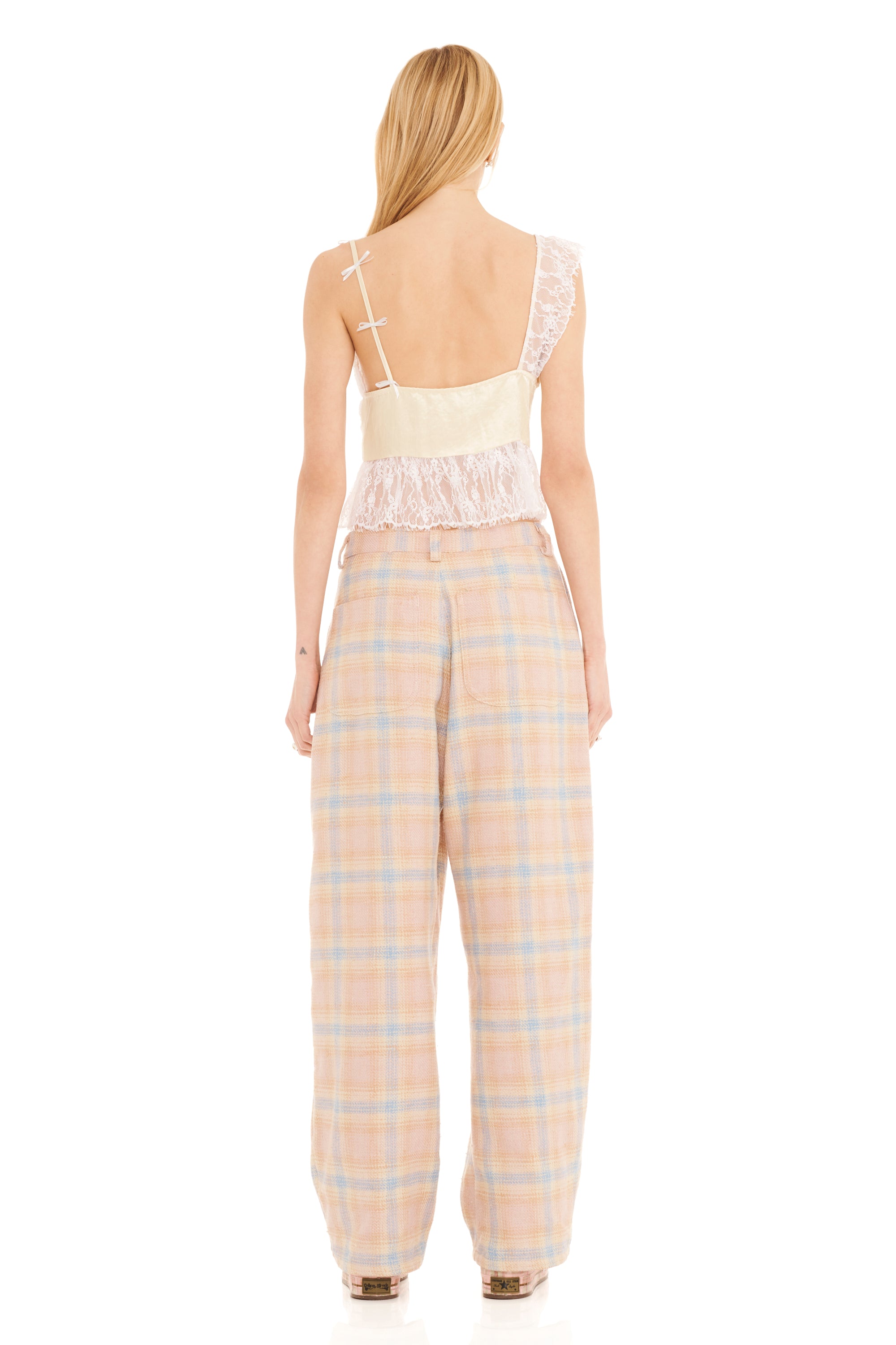SEASIDE PLAID CATCHFLY PANT