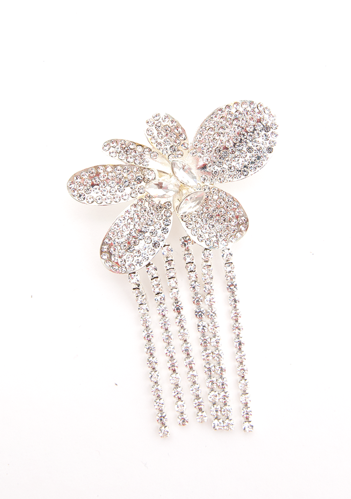 Collina Strada CLEAR FLOWER PIN