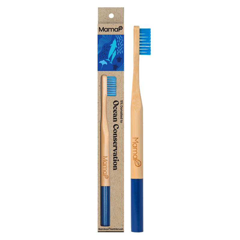 Blue Bamboo Toothbrush | MamaP