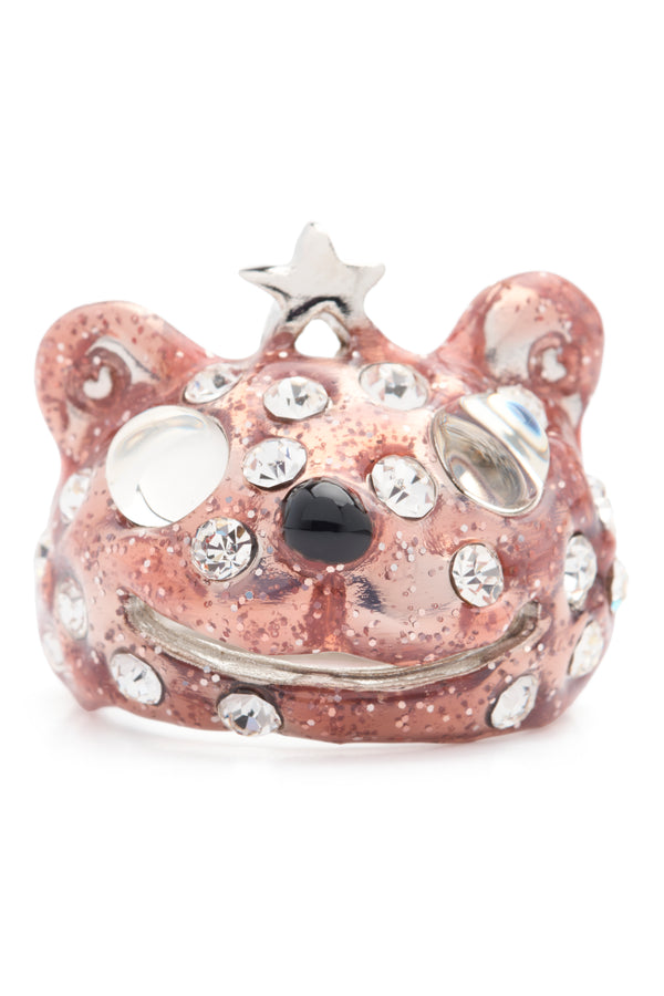 LIGHT PINK FRECKLES PRINCESS BEAR RING