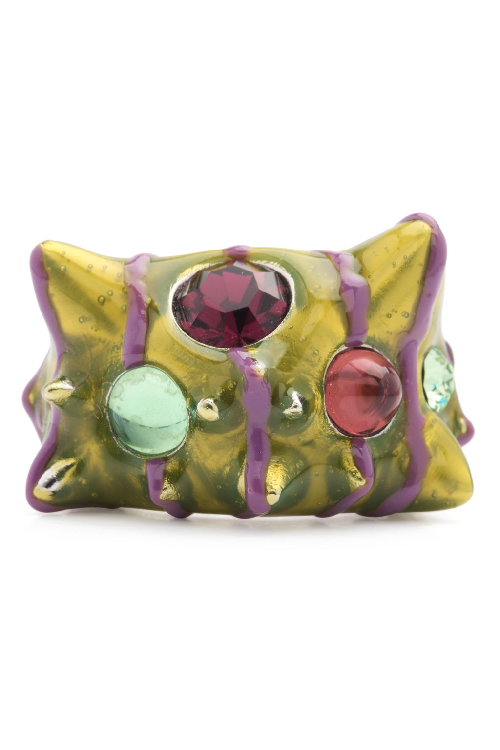 GRAPE STRIPE ALIEN RING | COLLINA STRADA – Collina Strada
