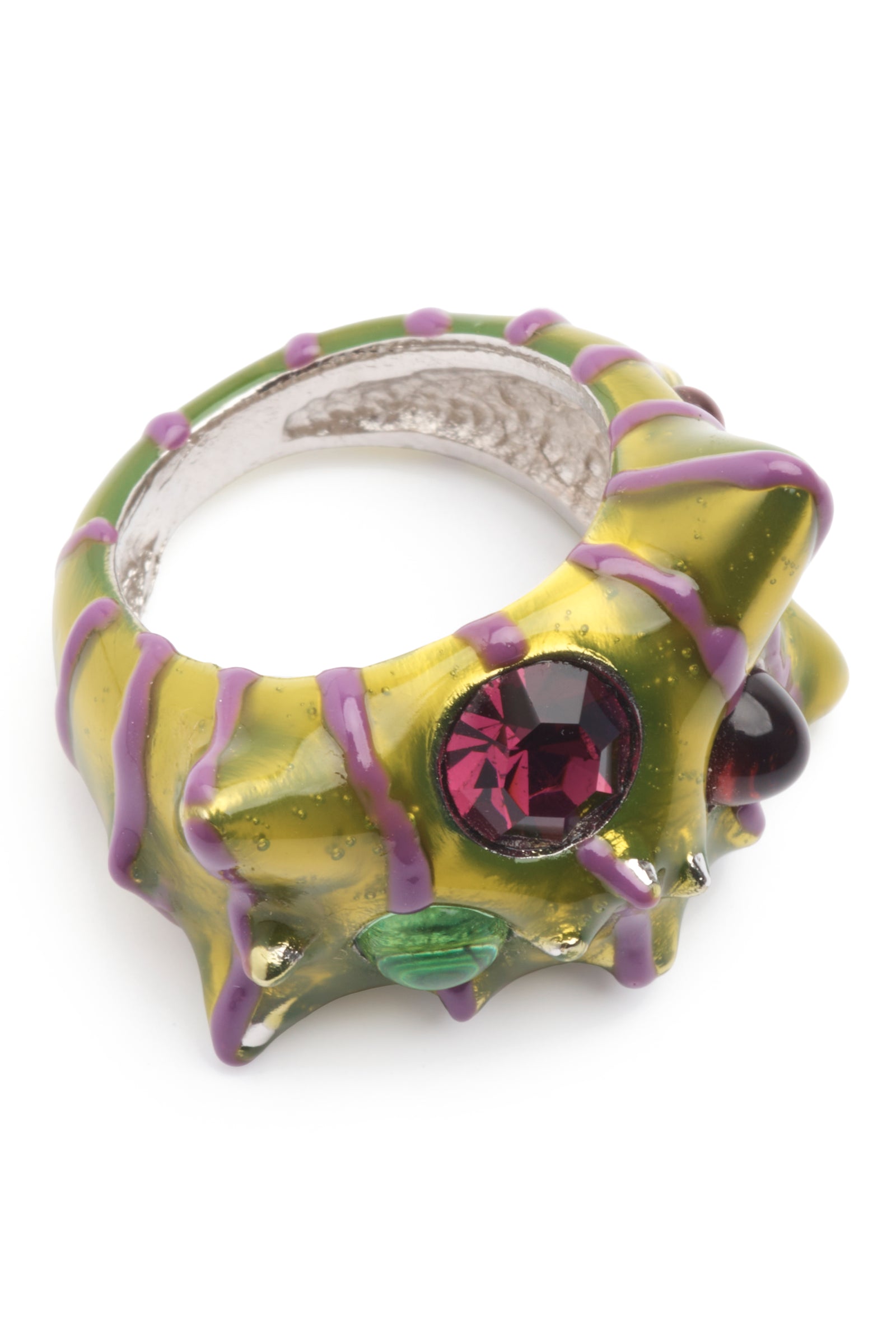 GRAPE STRIPE ALIEN RING | COLLINA STRADA – Collina Strada