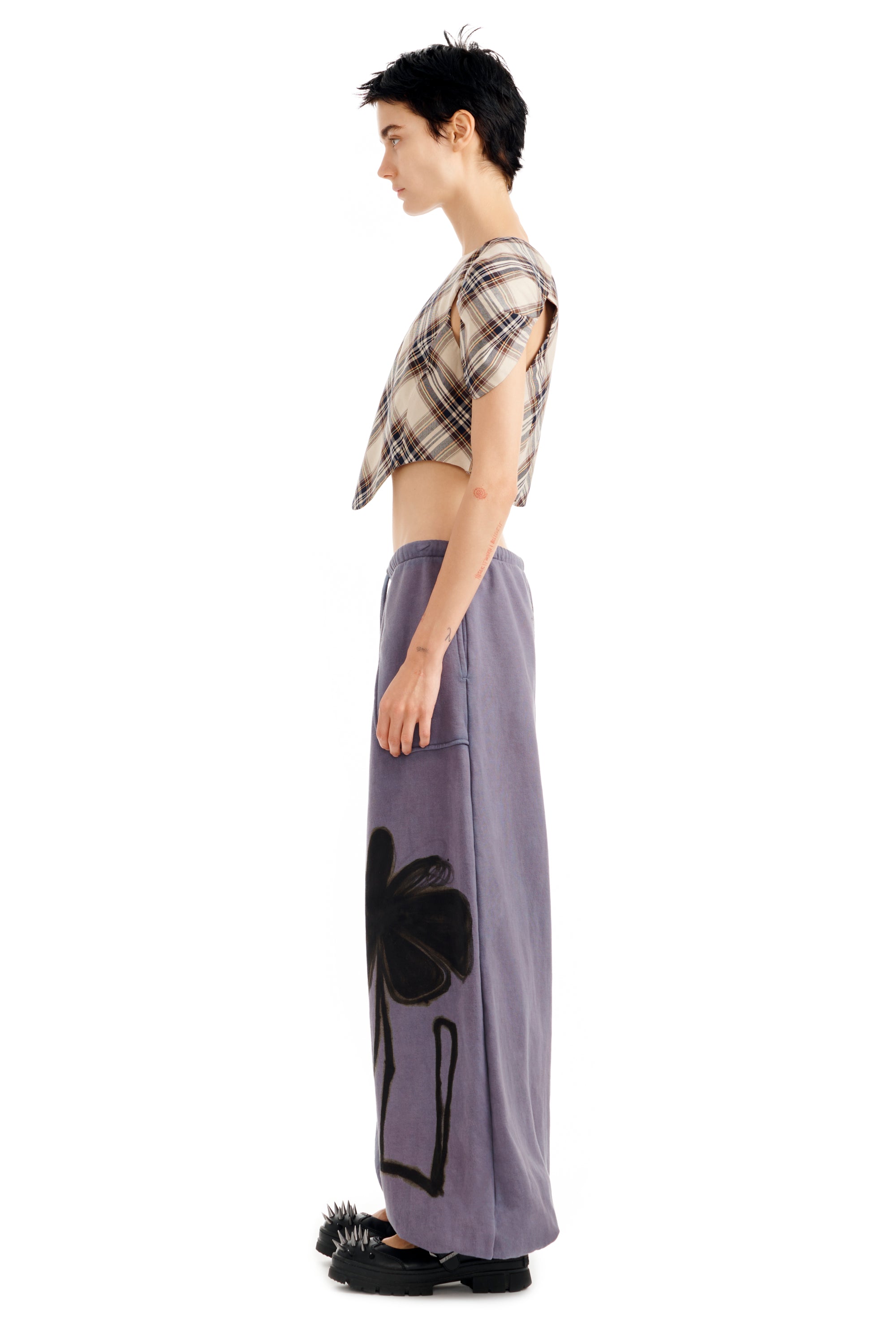 MIDNIGHT FLOWER POT BALLOON SWEATPANT