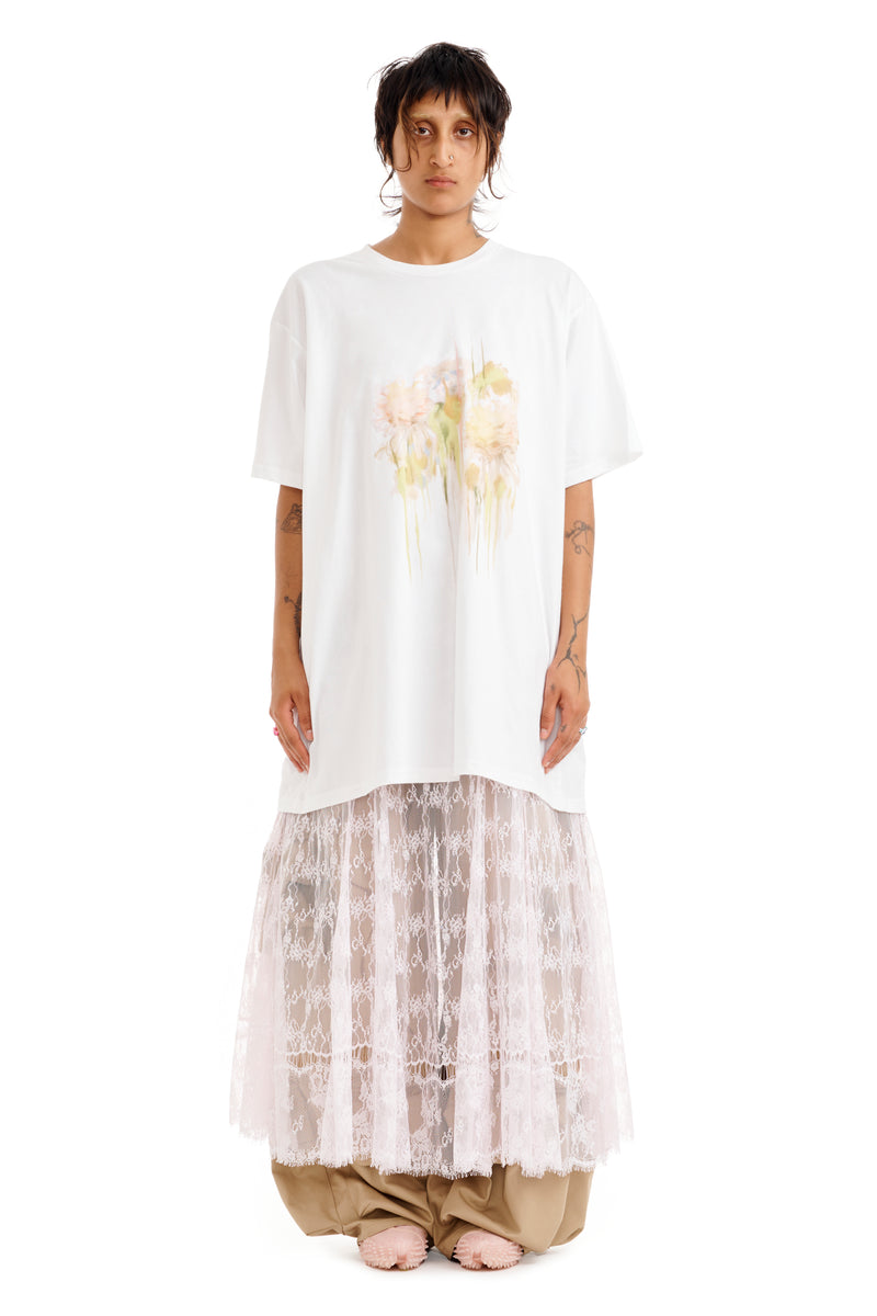 FLOWER DRIP GRAPHIC TEE