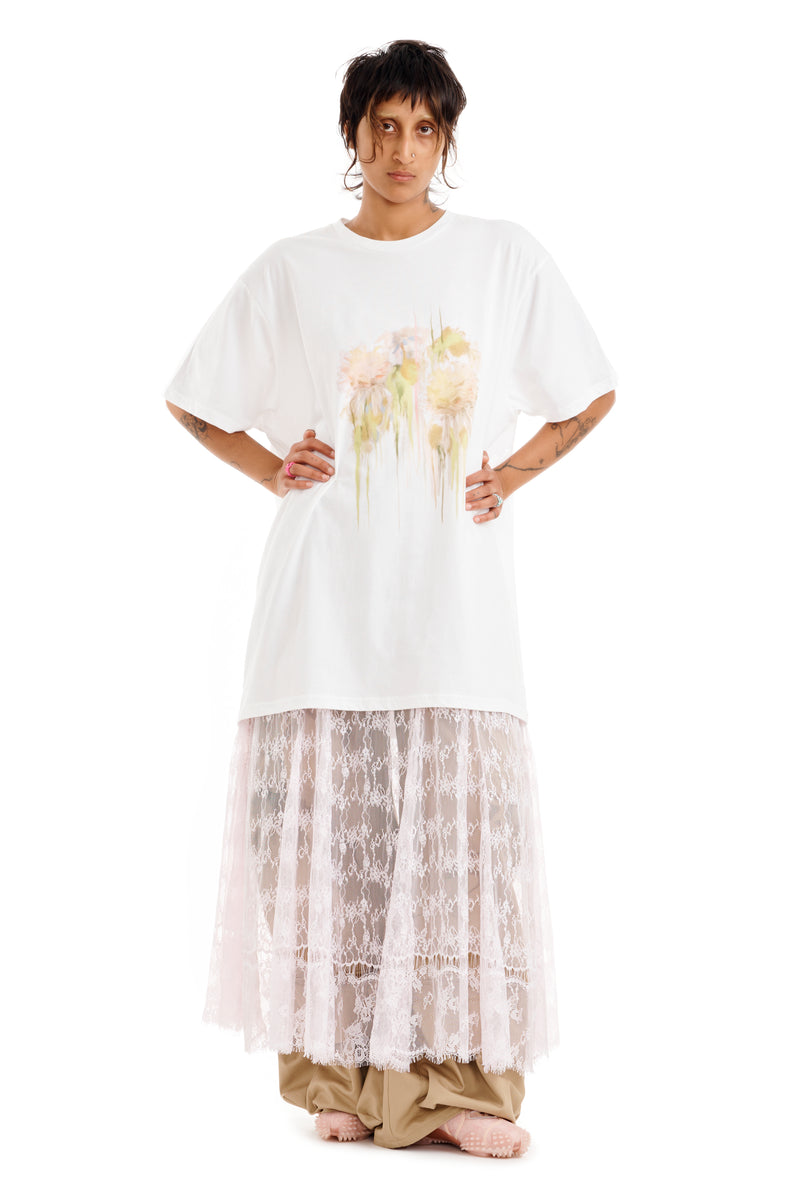 FLOWER DRIP GRAPHIC TEE