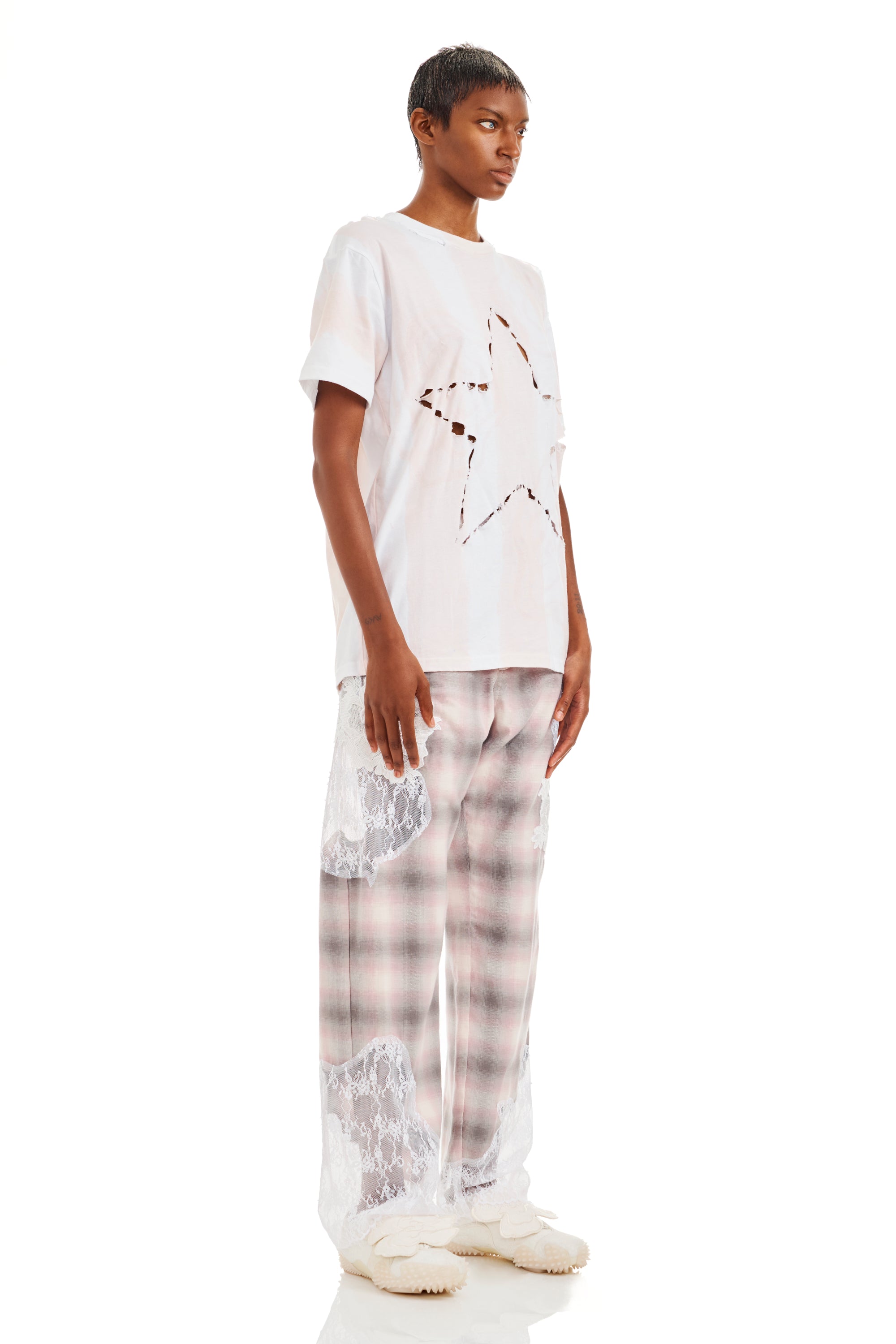 SAND STRIPE REMNANT STAR TEE