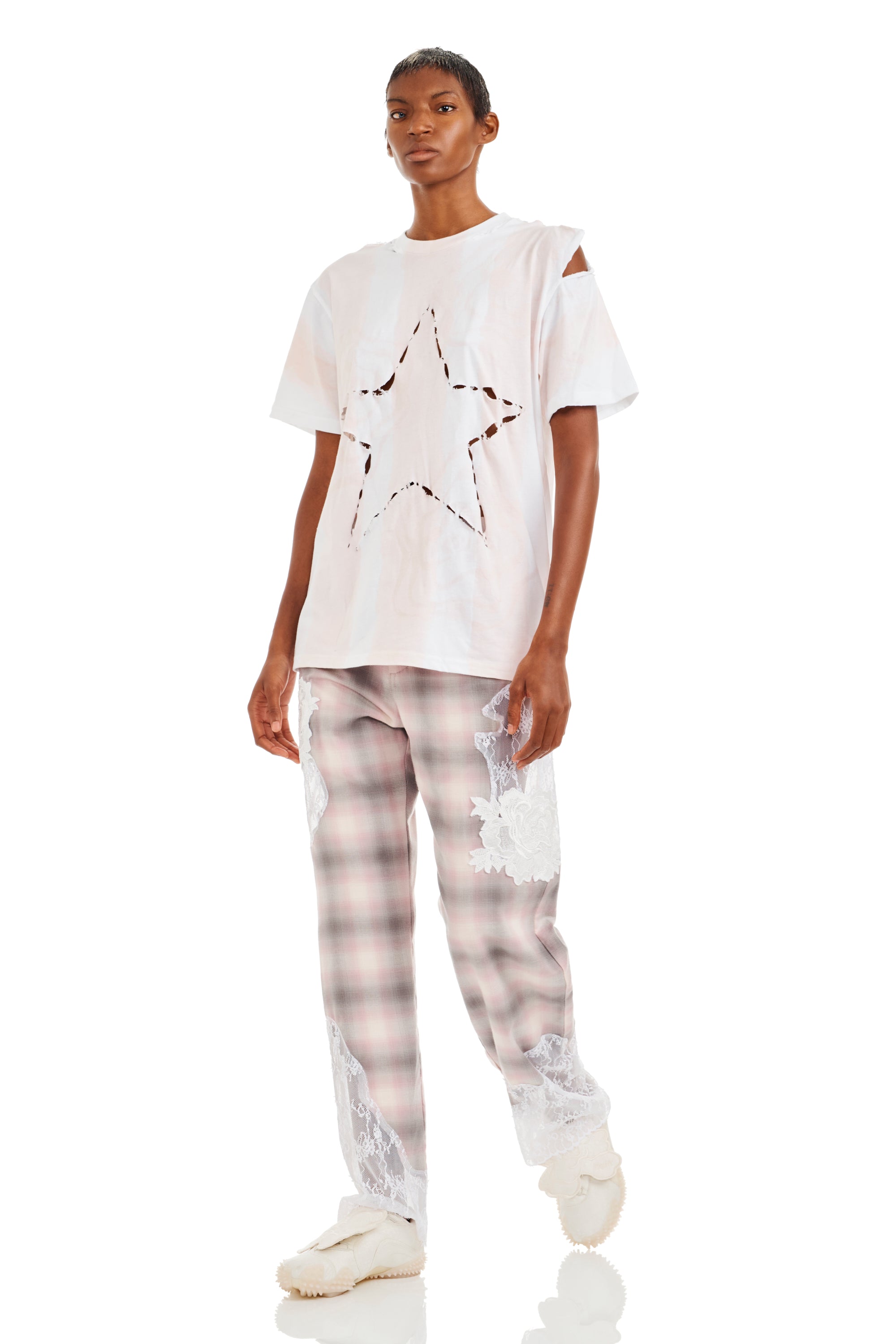 SAND STRIPE REMNANT STAR TEE