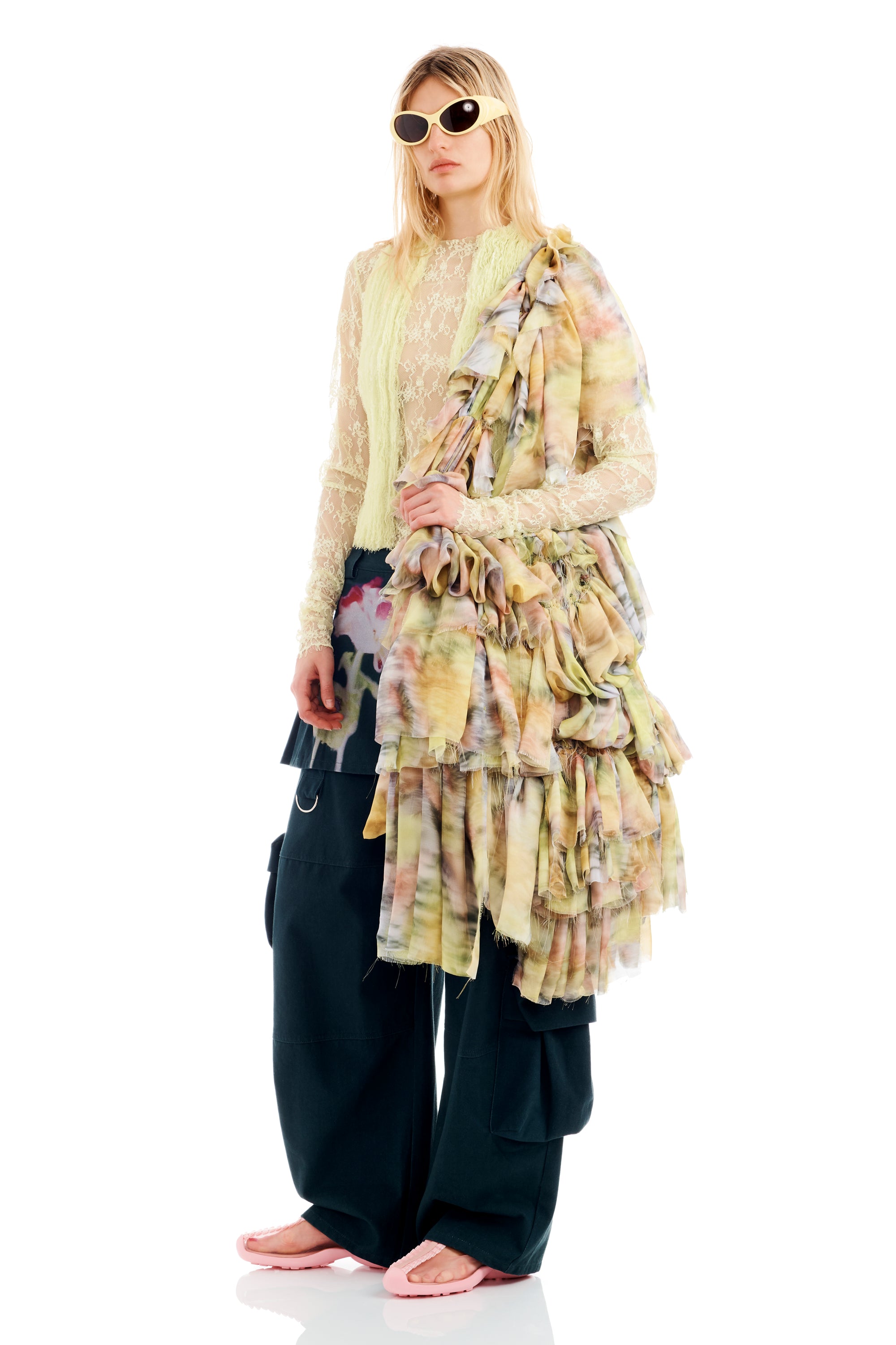 Collina Strada ZEBRA FLORAL CLOUD BAG