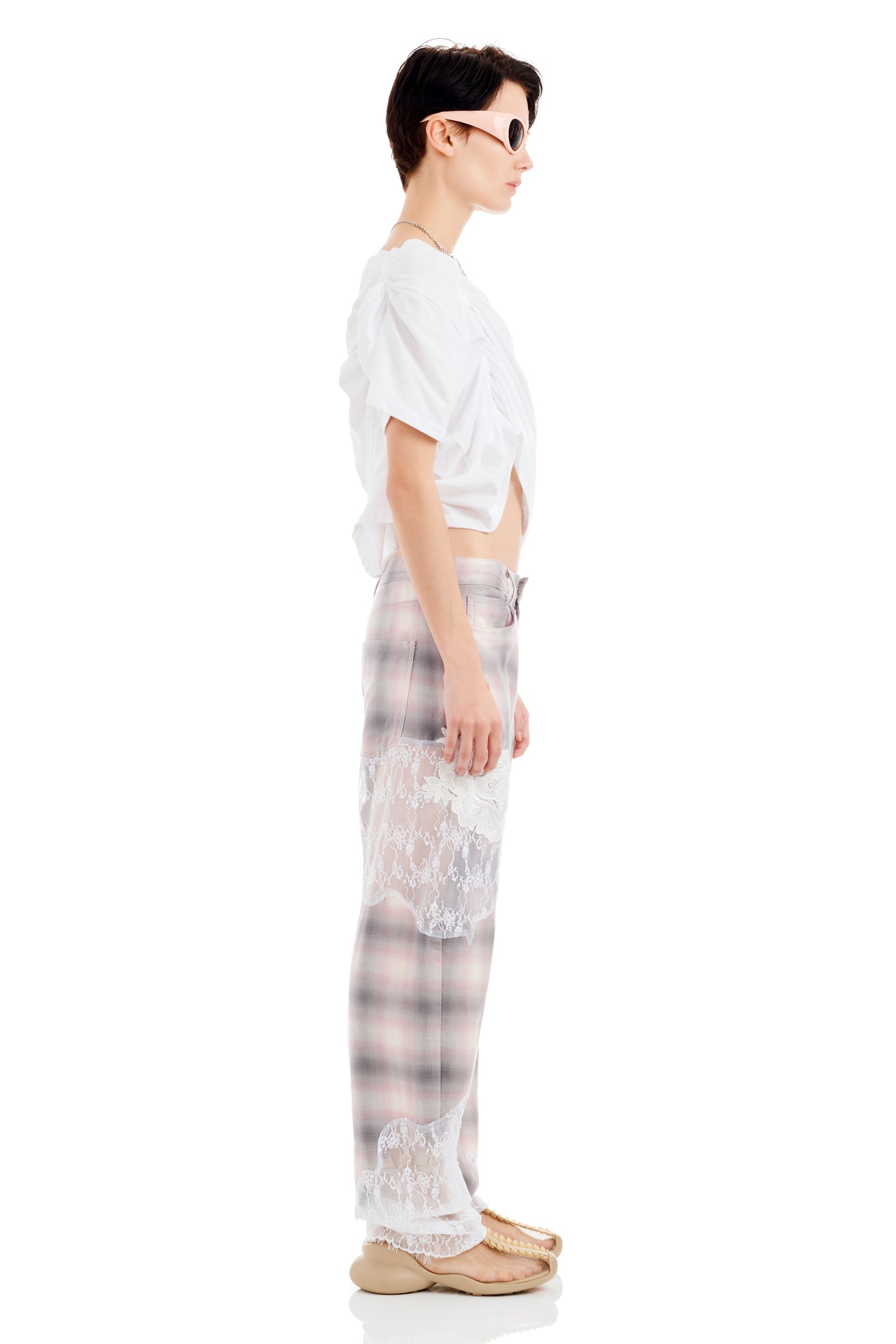 【関税込み】Collina Strada オフホワイト Amaryllis Tシャツ WHITE AMARYLLIS TEE | Collina Strada – Collina Strada
