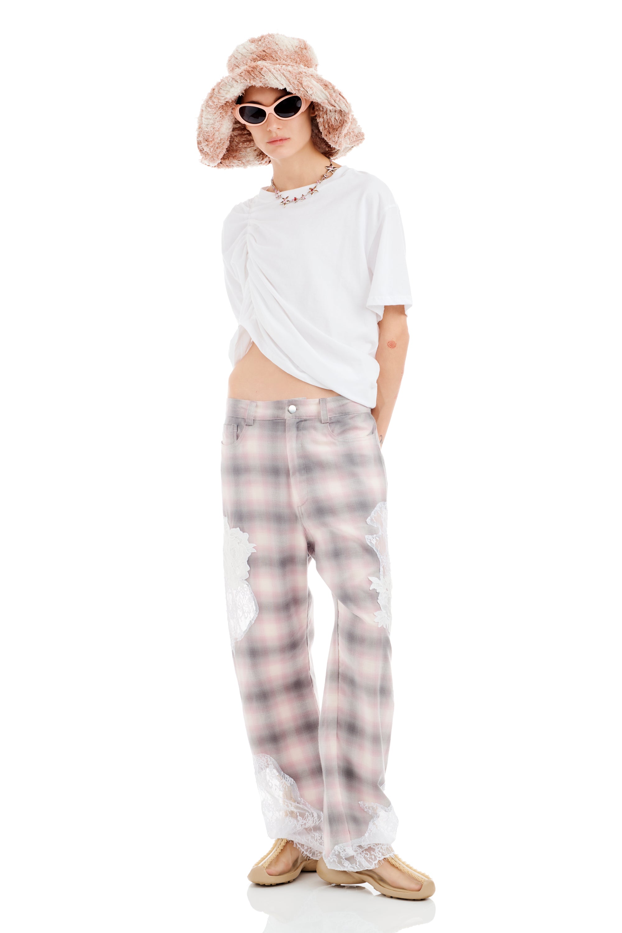 LAVENDER PLAID MIKAELA JEAN
