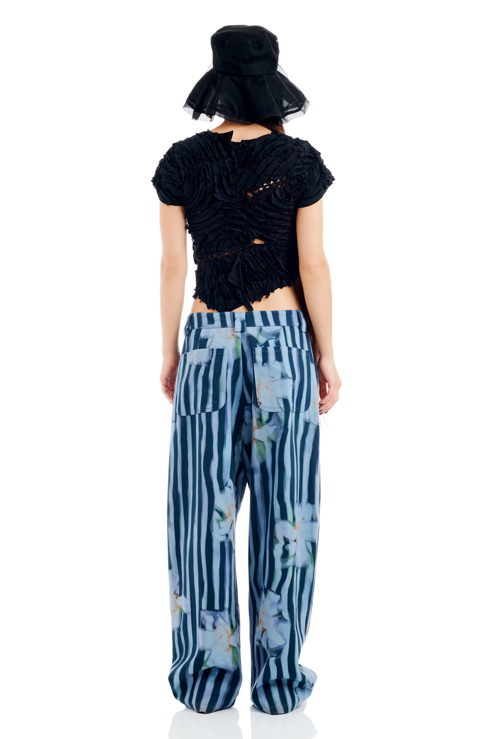 【関税込み】Collina Strada ネイビー Bungee ジーンズ PANTS – Collina Strada