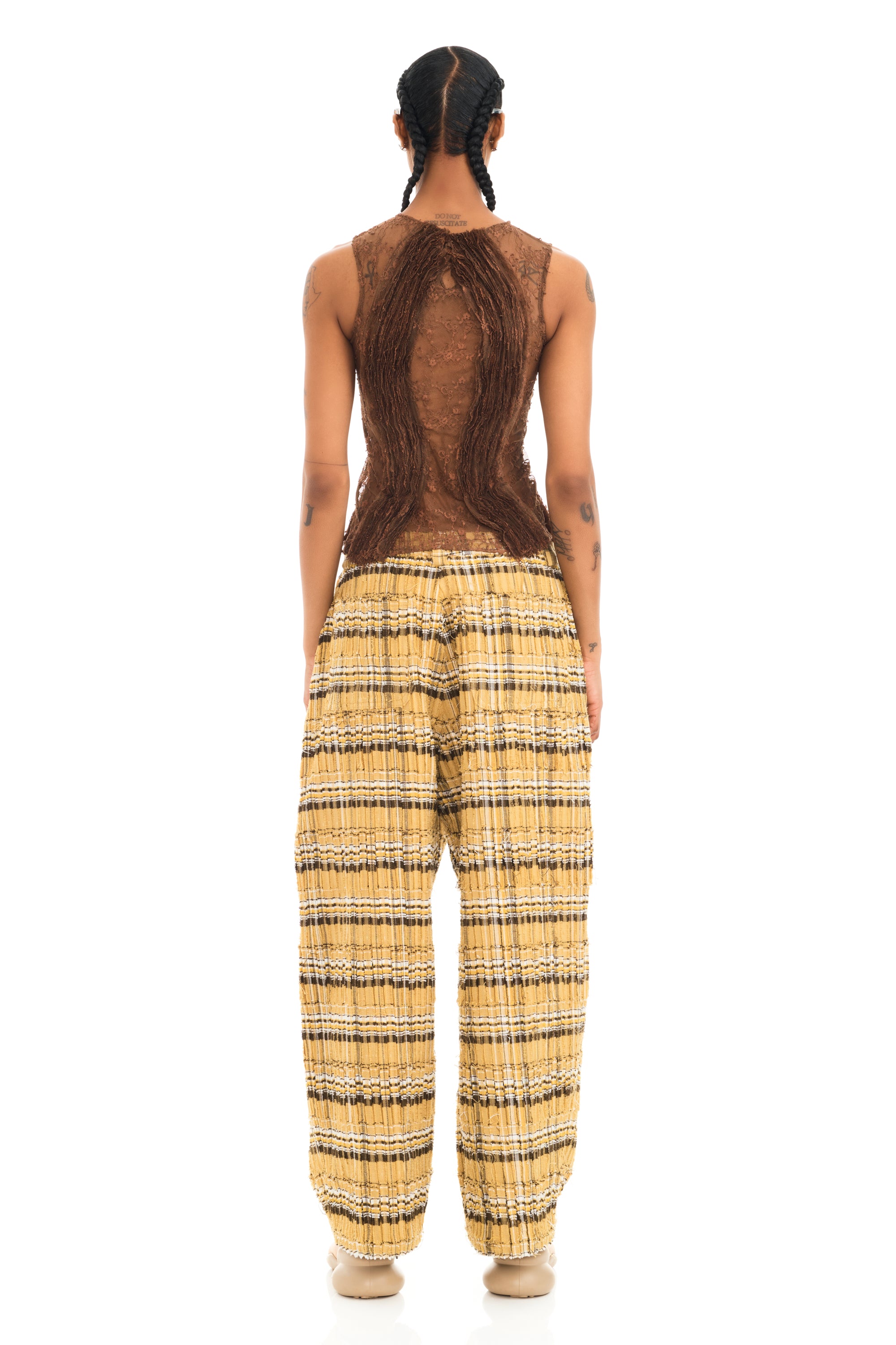 BROWN WAVY DANDELION TANK