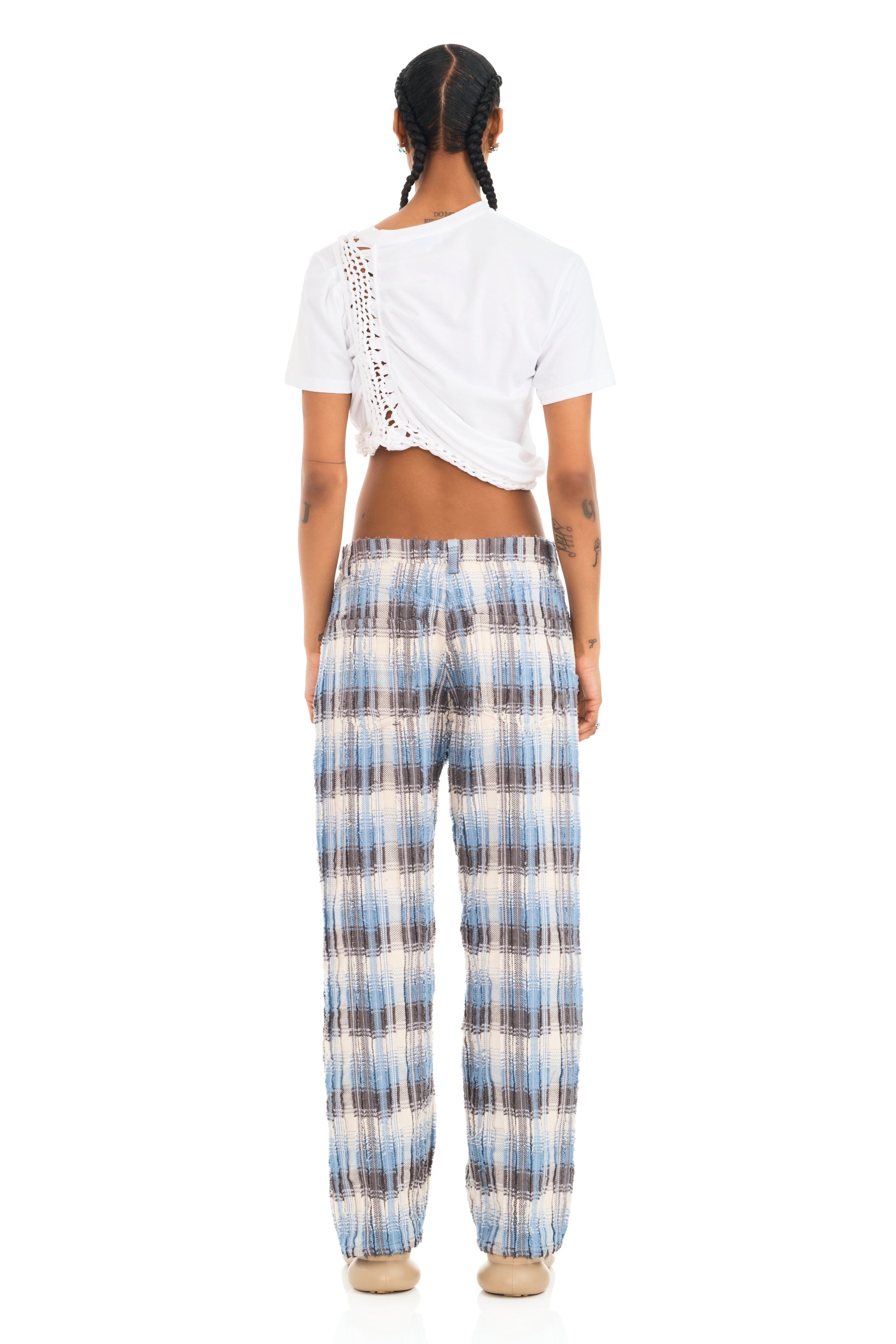 ICE BLUE PLAID MIKAELA JEAN