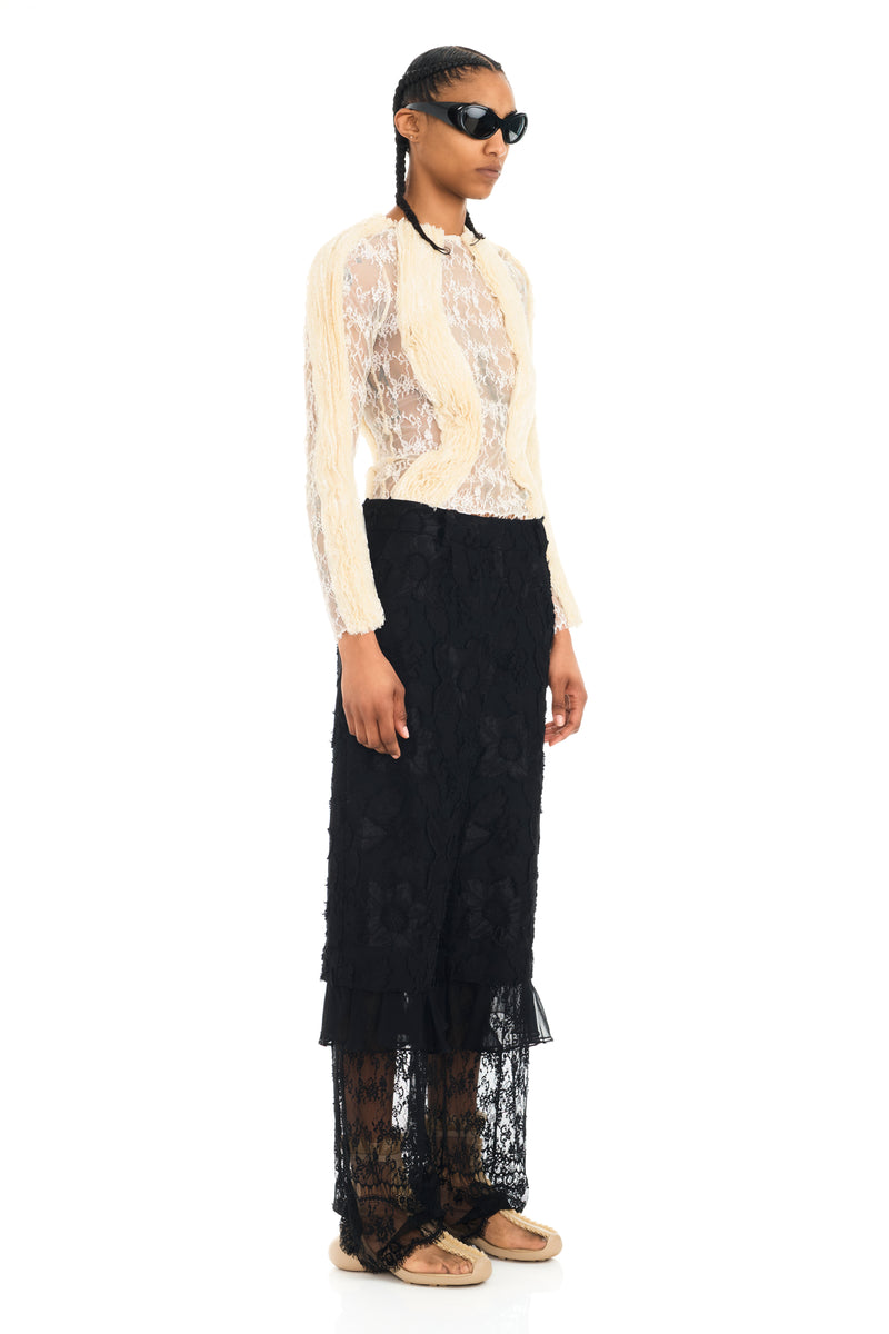 BLACK GERANIUM TROUSER