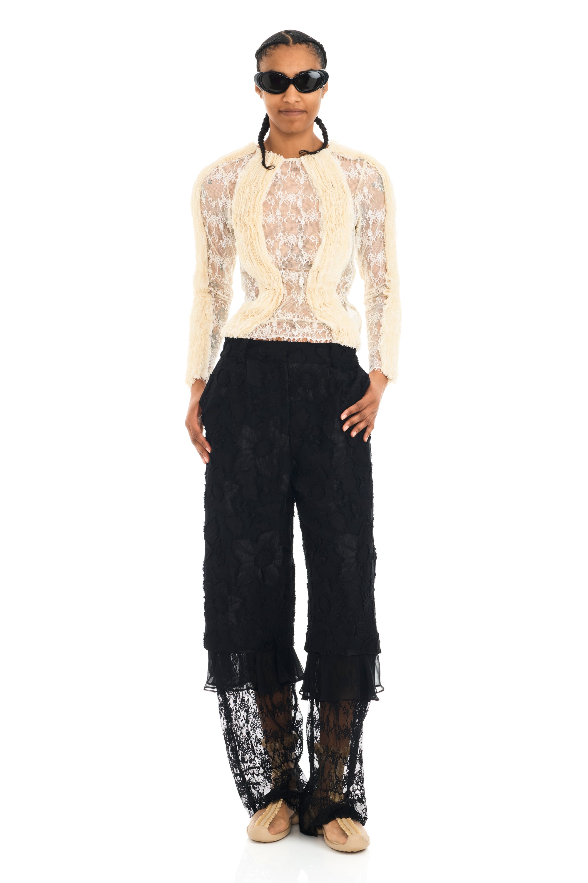 BLACK GERANIUM TROUSER