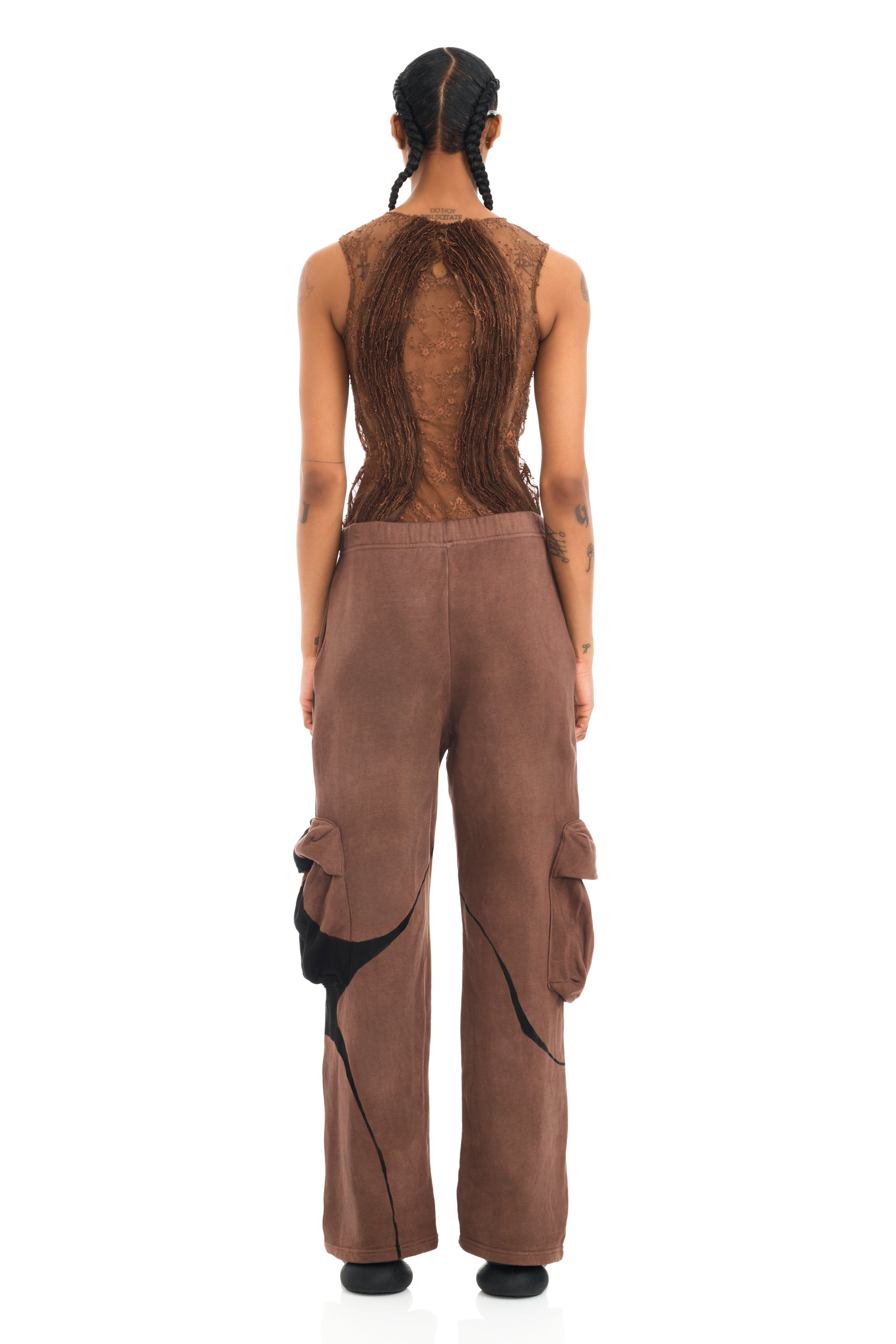 BROWN WAVY DANDELION TANK