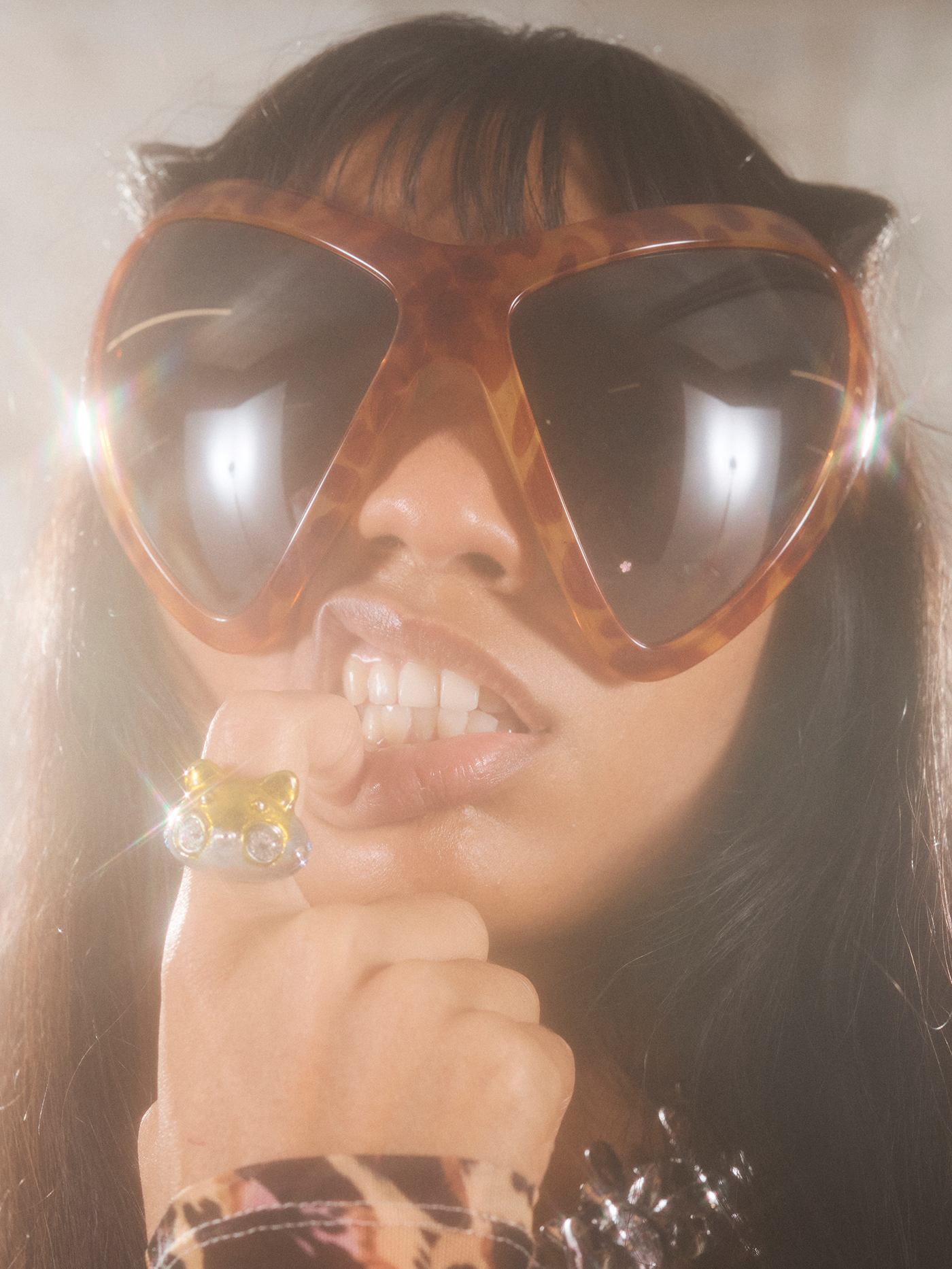 LIGHT TORTOISE MARIPOSA SUNGLASSES