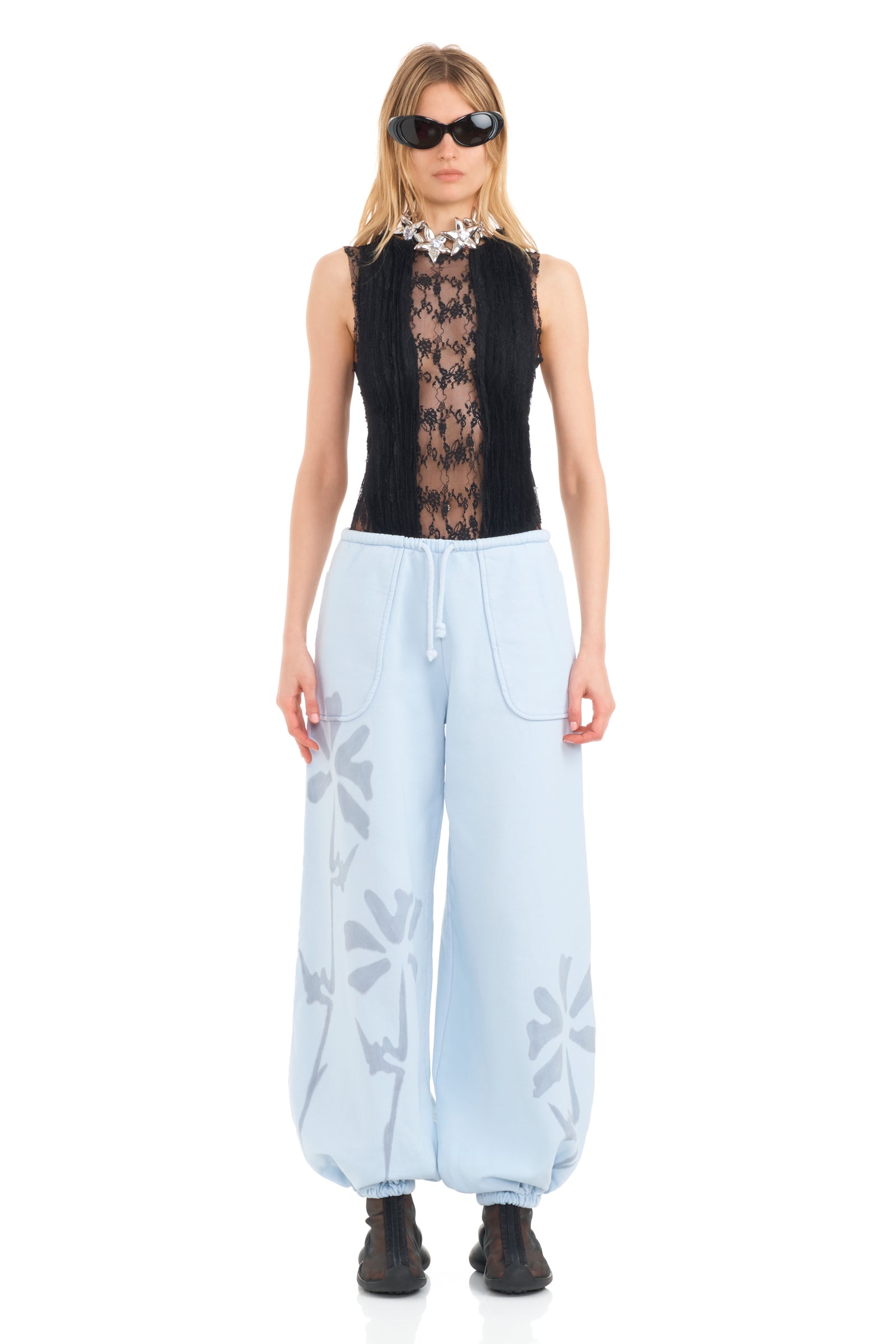 SKY FLOWERS XL SWEATPANT | COLLINA STRADA – Collina Strada