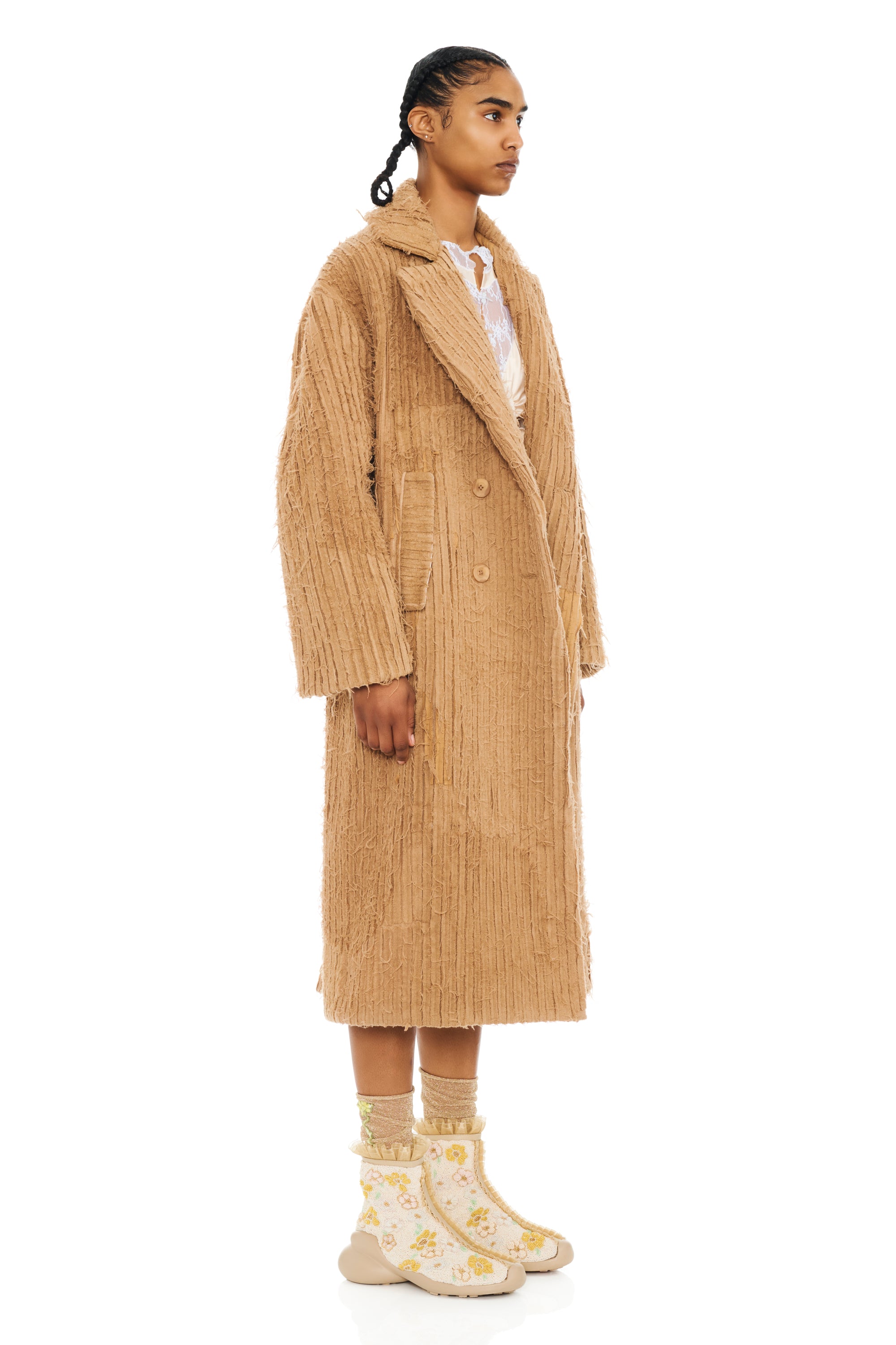 CAMEL PAW PAW COAT