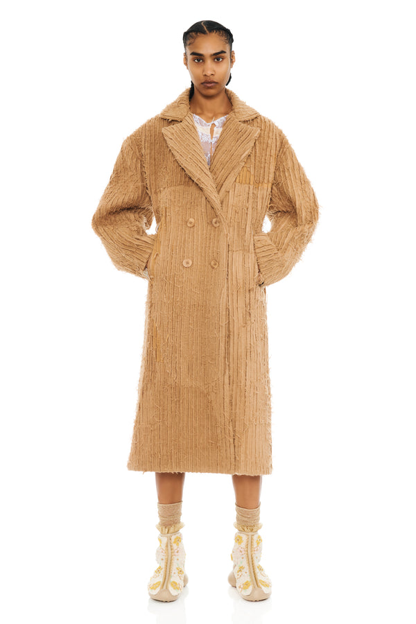 CAMEL PAW PAW COAT