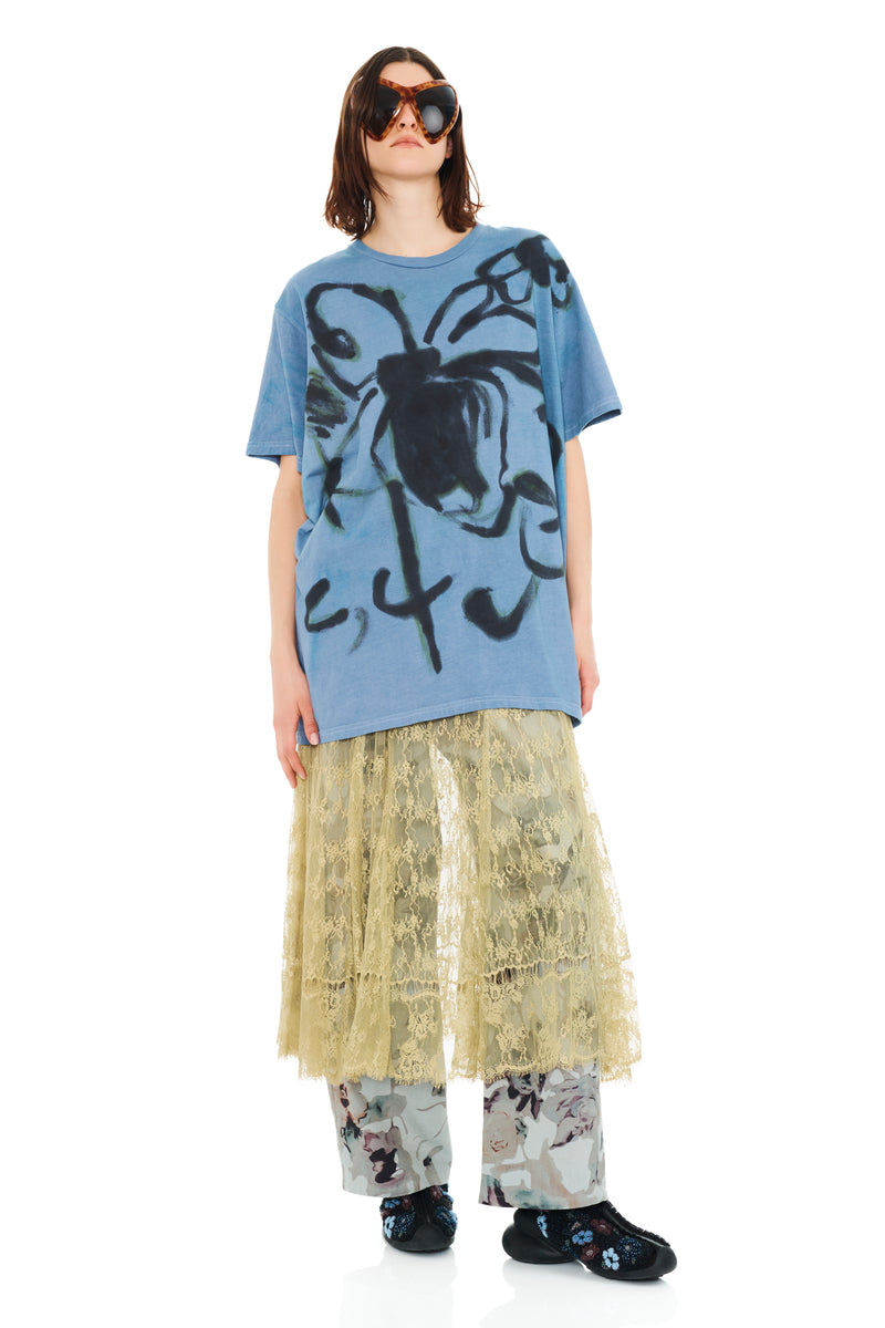 NAVY BUG PAINTED TEE