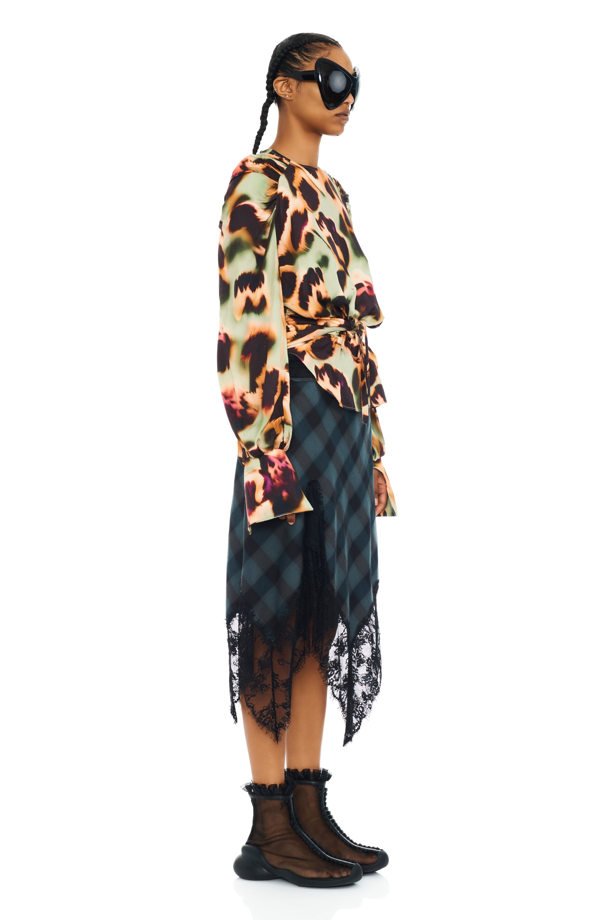 DRIPPY LEOPARD IRIS TOP