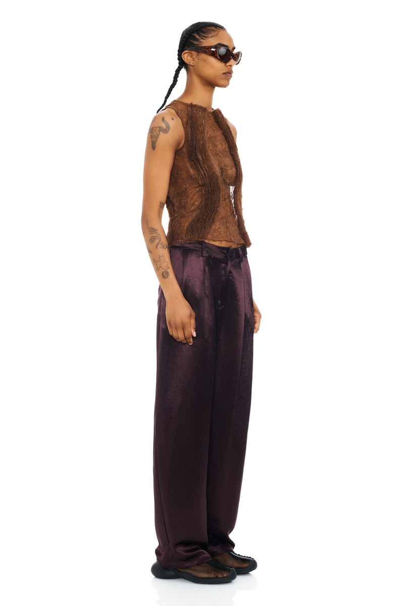 CHOCOLATE CATCHFLY TROUSER