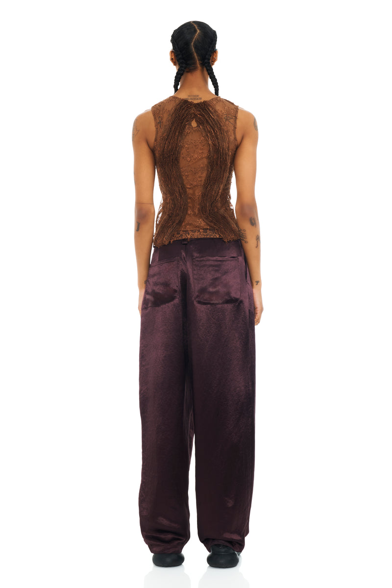 CHOCOLATE CATCHFLY TROUSER