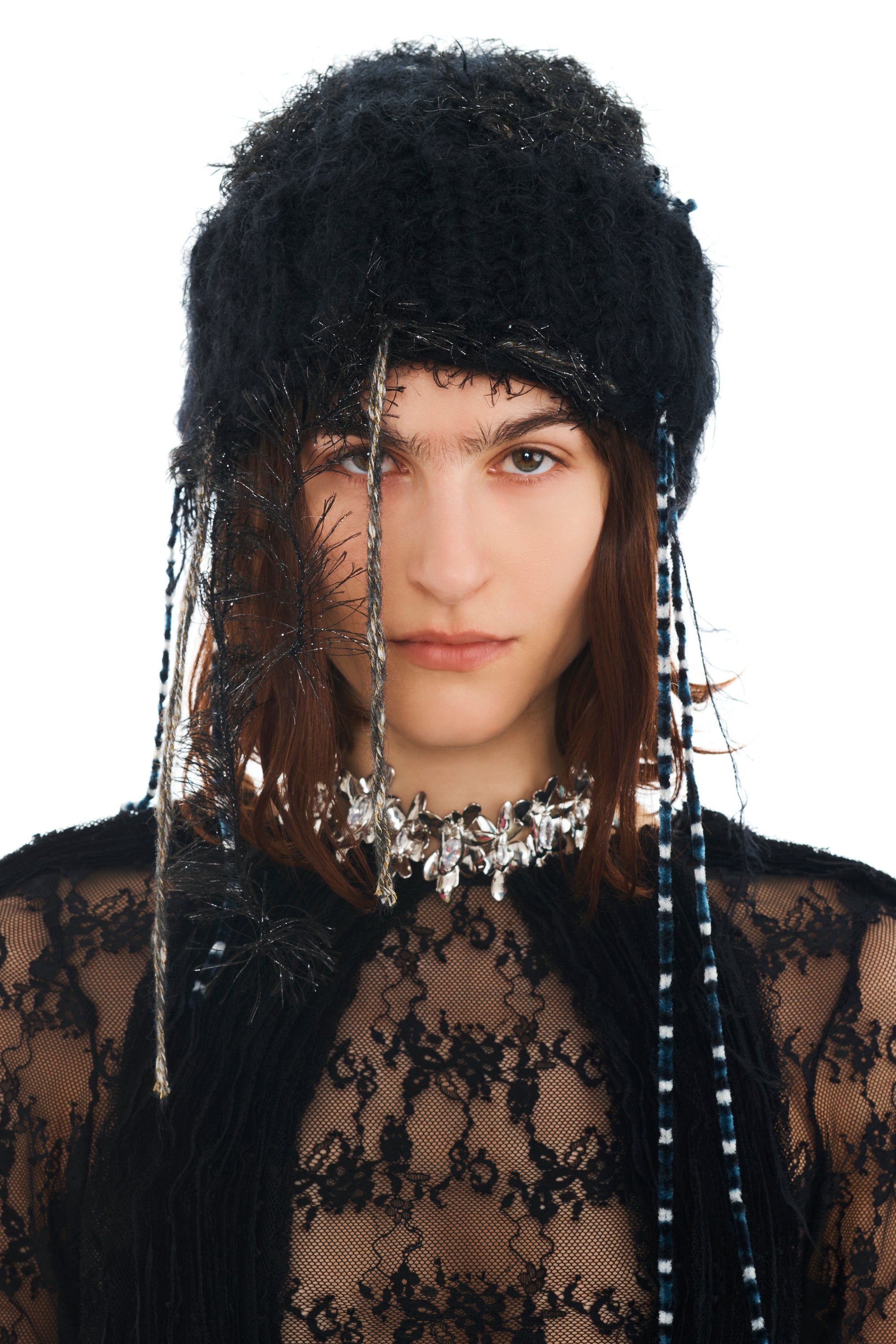 DISCO PLAID WINTER HAT