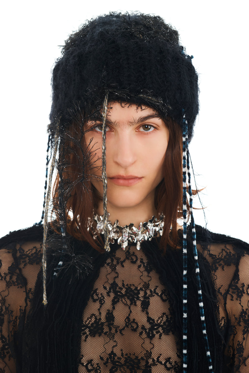 DISCO PLAID WINTER HAT