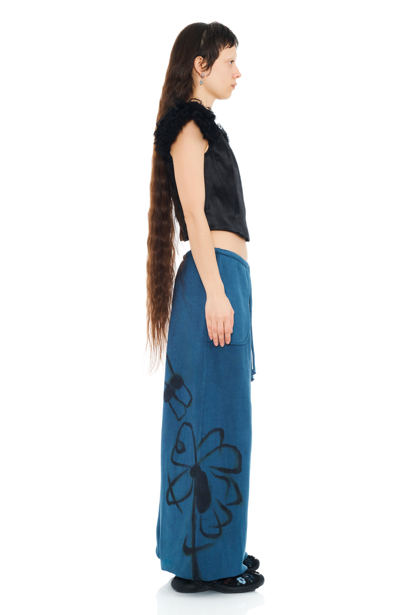 NAVY BUG BALLOON SWEATPANT
