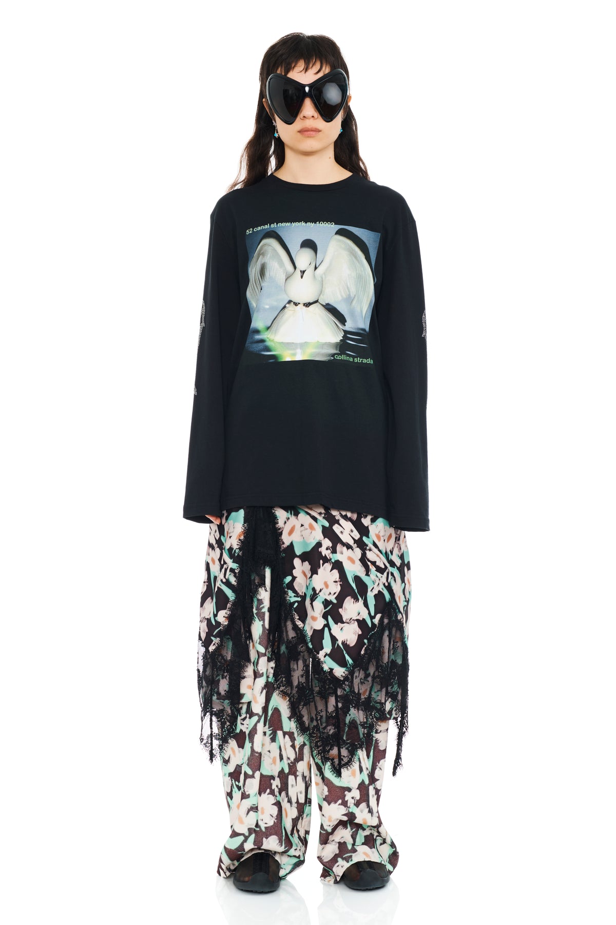 52 CANAL L S RHINESTONE GRAPHIC TEE