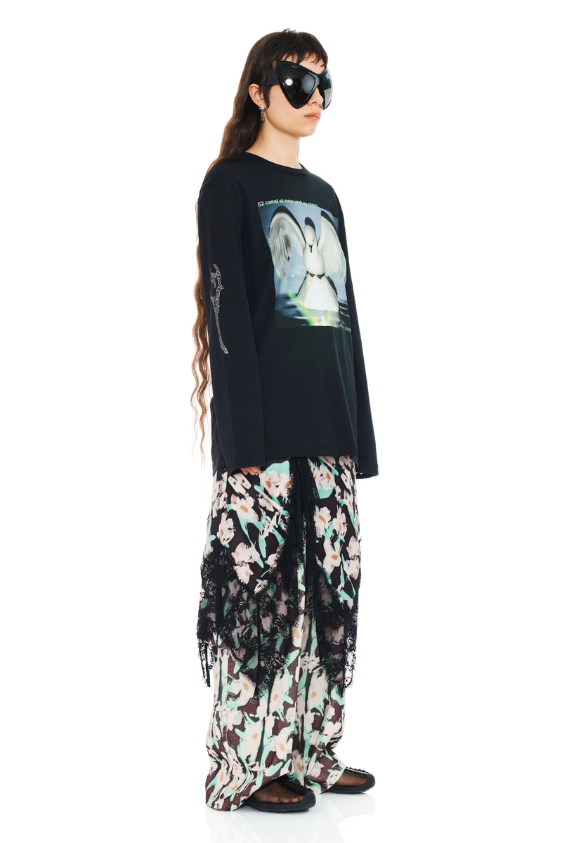 52 CANAL L/S RHINESTONE GRAPHIC TEE