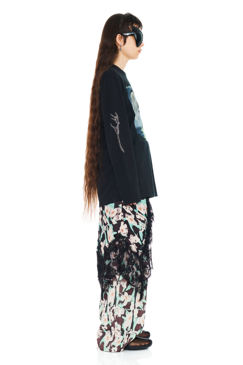 52 CANAL L/S RHINESTONE GRAPHIC TEE