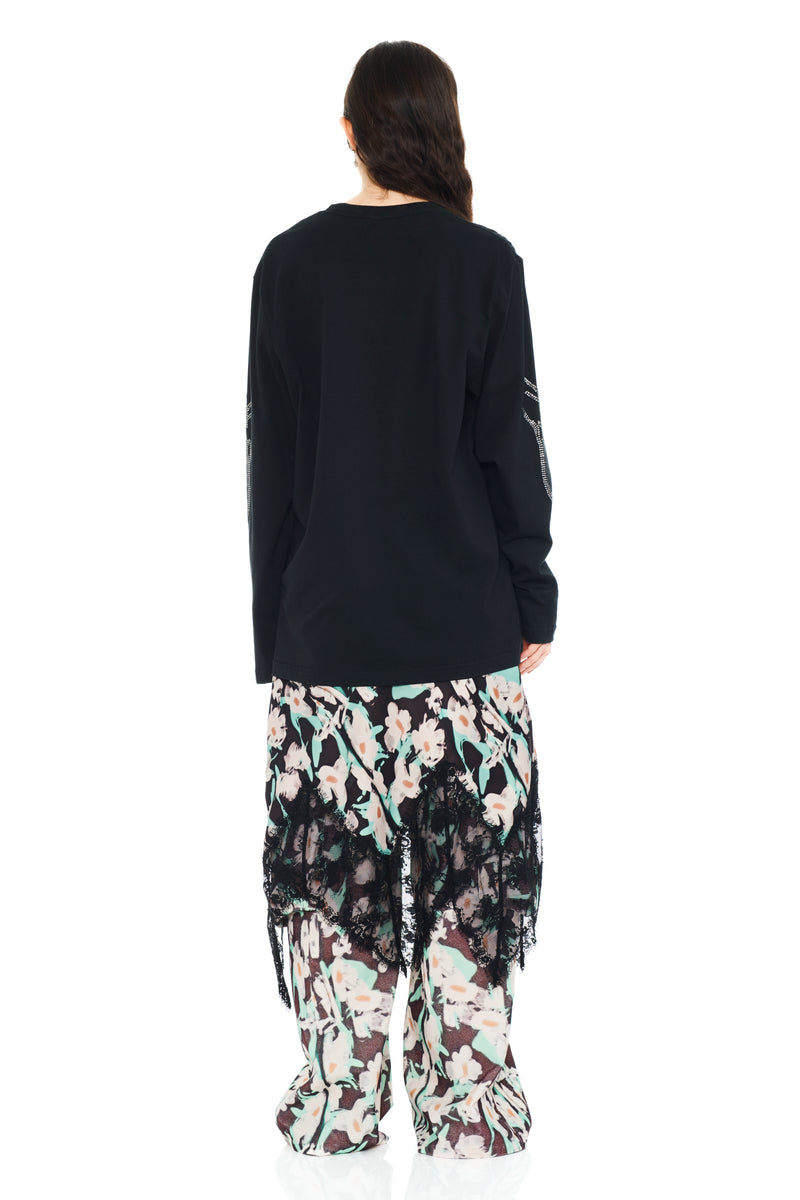 52 CANAL L/S RHINESTONE GRAPHIC TEE