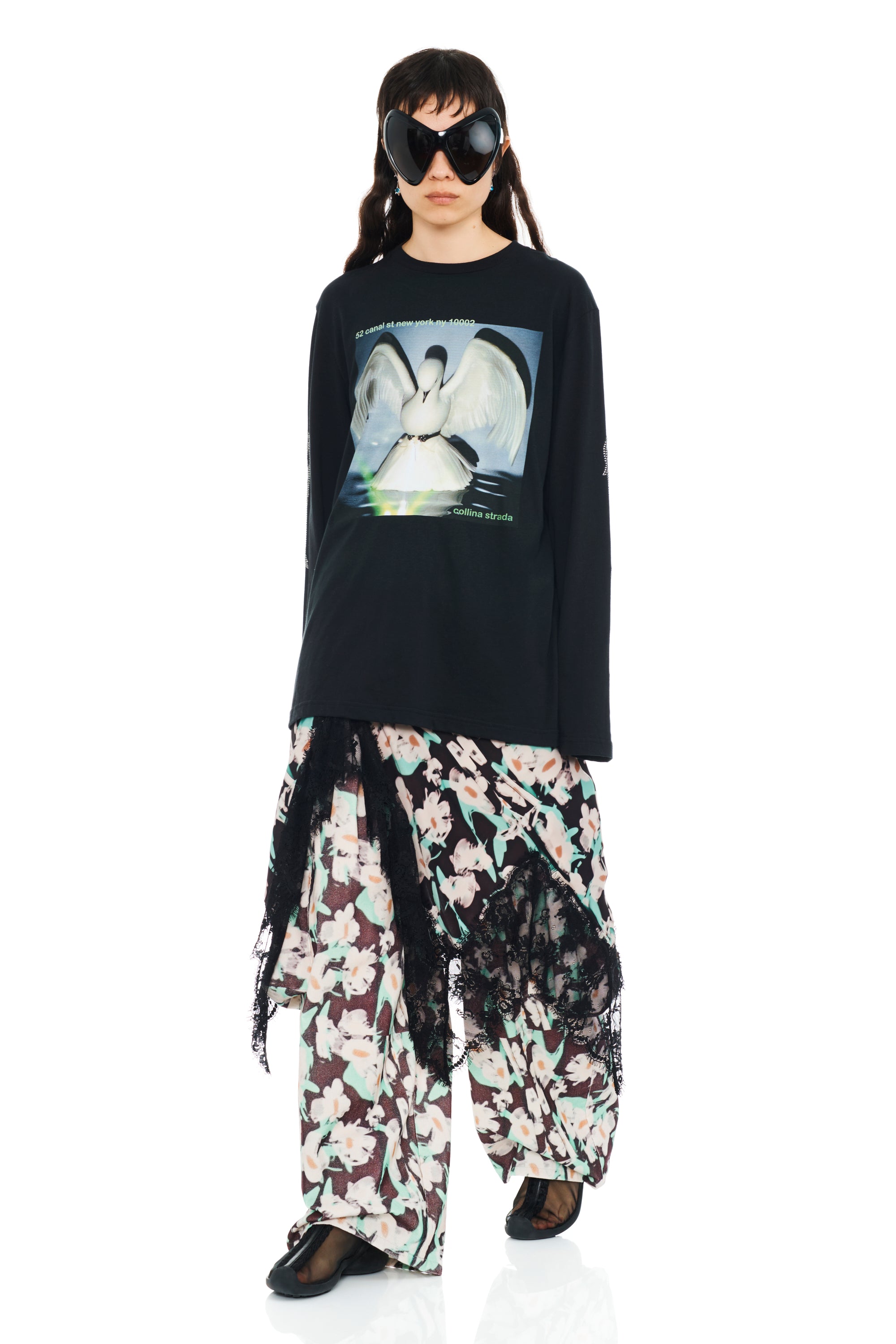 52 CANAL L/S RHINESTONE GRAPHIC TEE