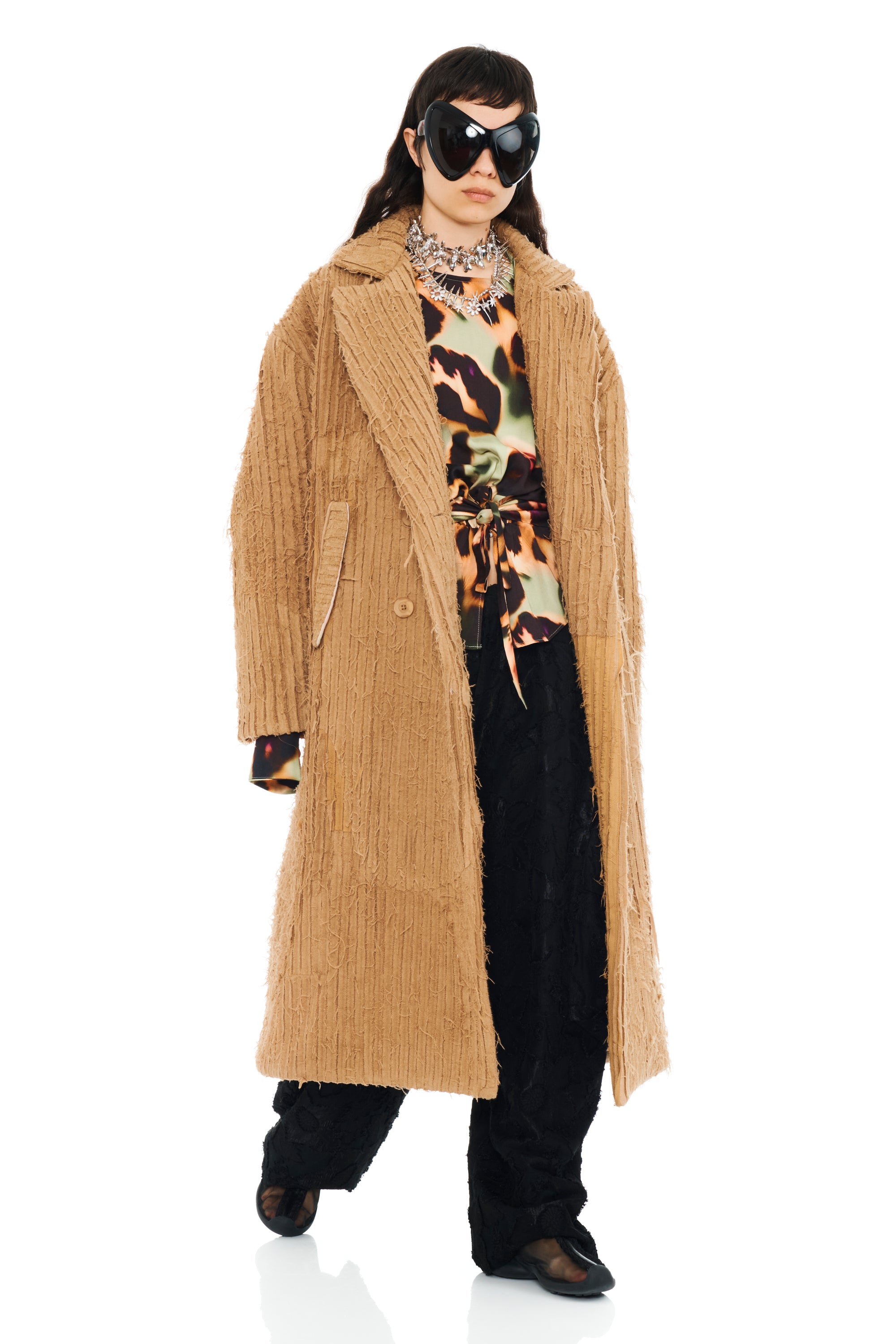 CAMEL PAW PAW COAT| COLLINA STRADA