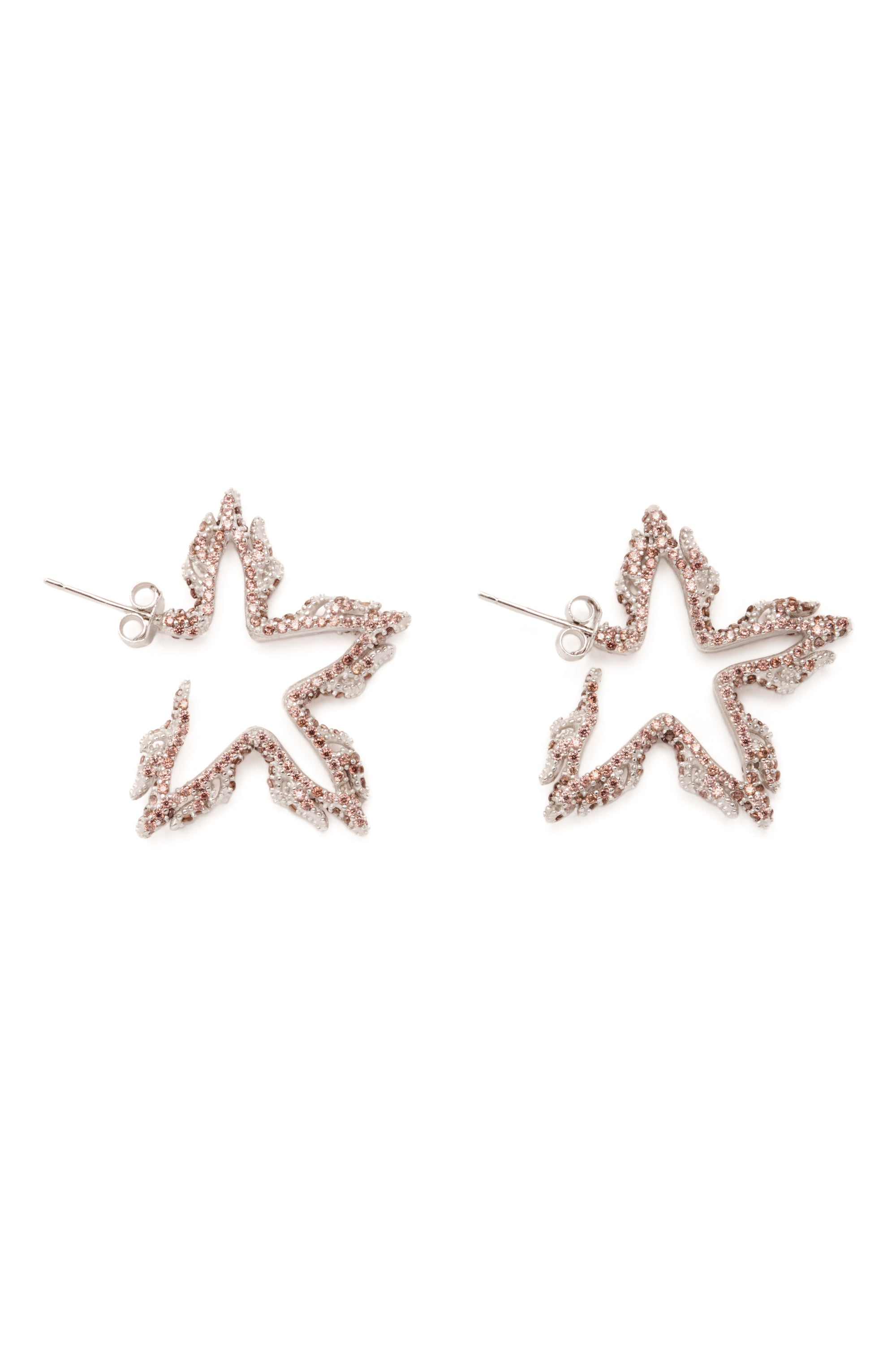 EARTH FLAME STAR EARRINGS